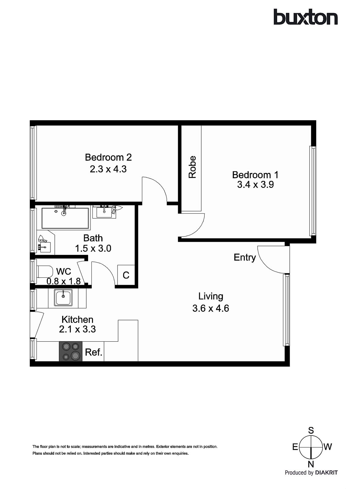 3/12 Woodbine Grove, Chelsea VIC 3196 - Floorplan