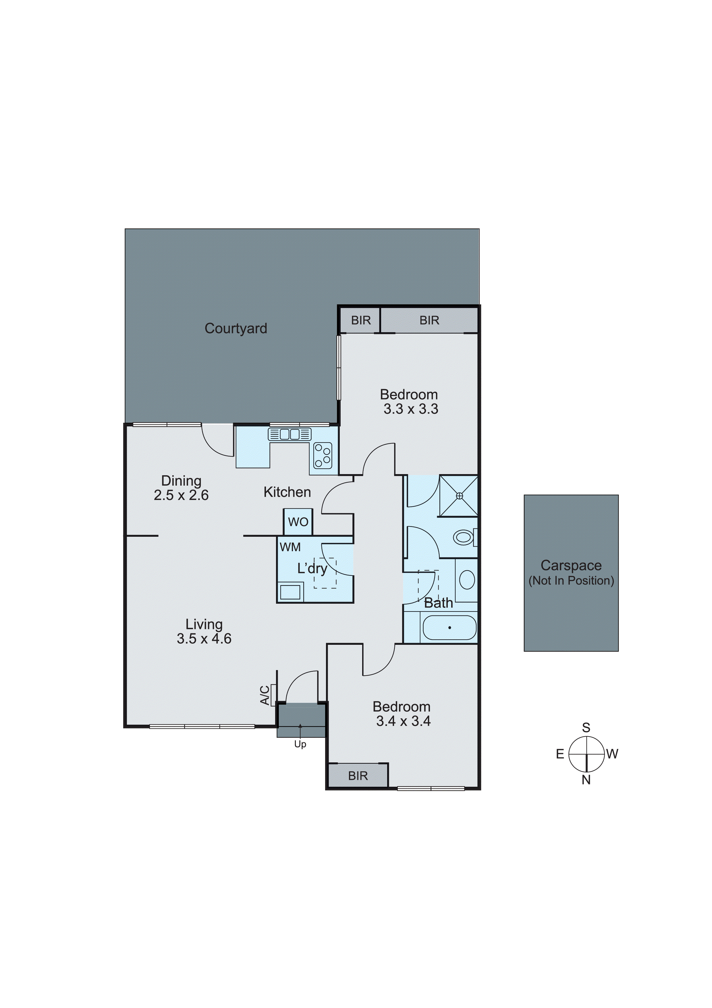 3/120-122 Ferntree Gully Road, Oakleigh East VIC 3166 - Floorplan