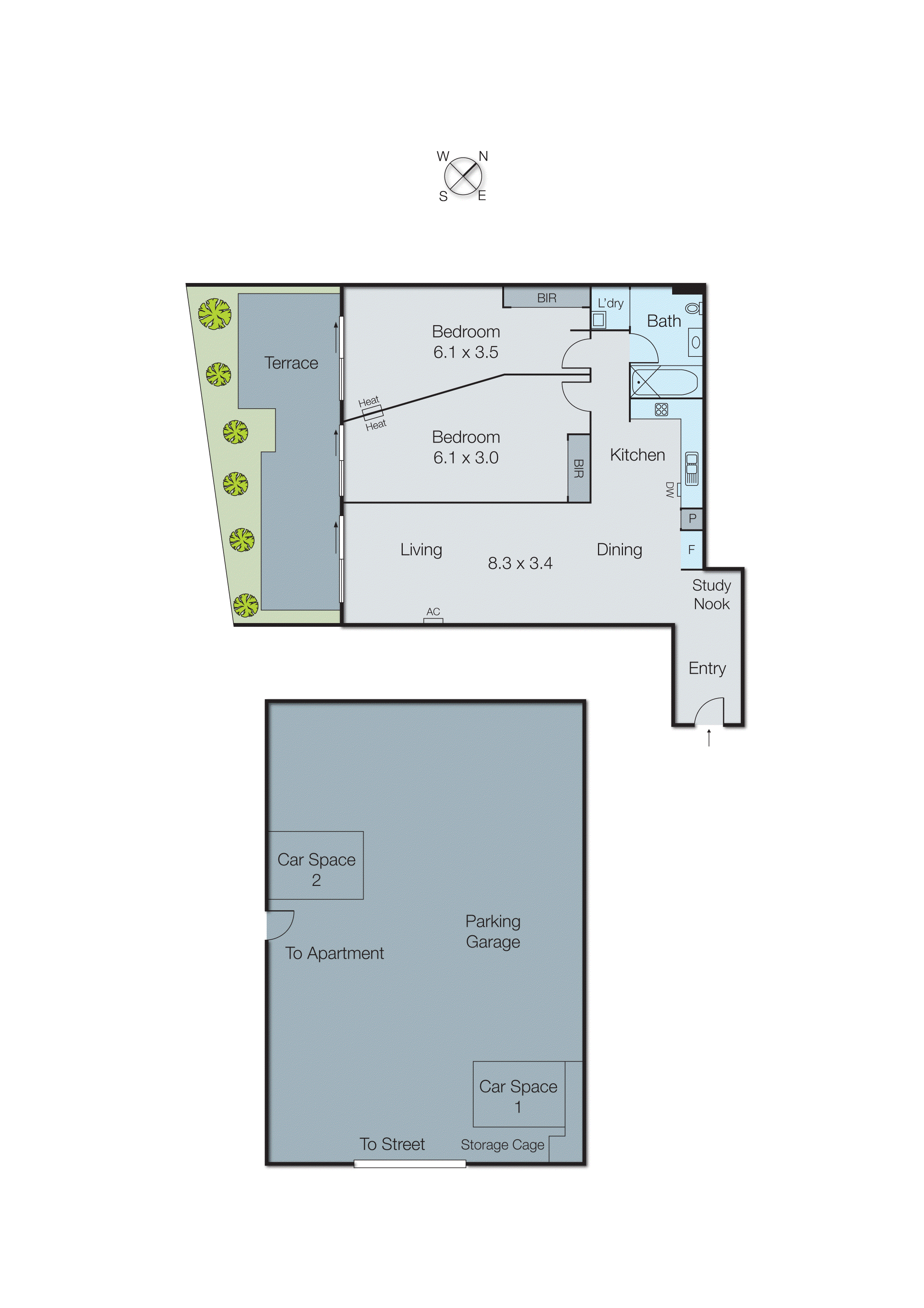 3/121 McDonald Street, Mordialloc VIC 3195 - Floorplan
