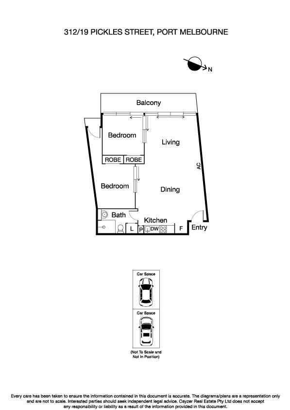 312/19 Pickles Street, PORT MELBOURNE VIC 3207 - Floorplan