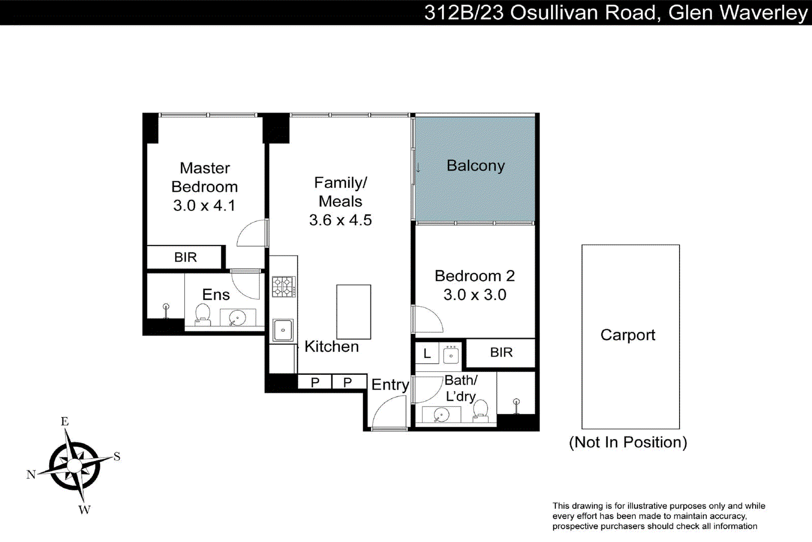 312/23 Osullivan Road, Glen Waverley VIC 3150 - Floorplan