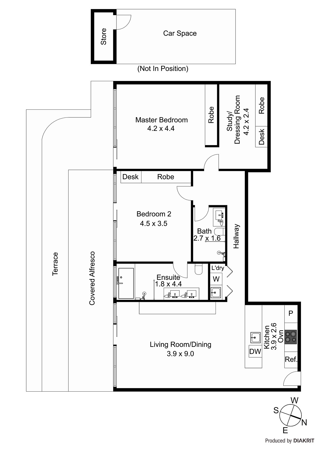 312/65 Coventry Street, South Melbourne VIC 3205 - Floorplan