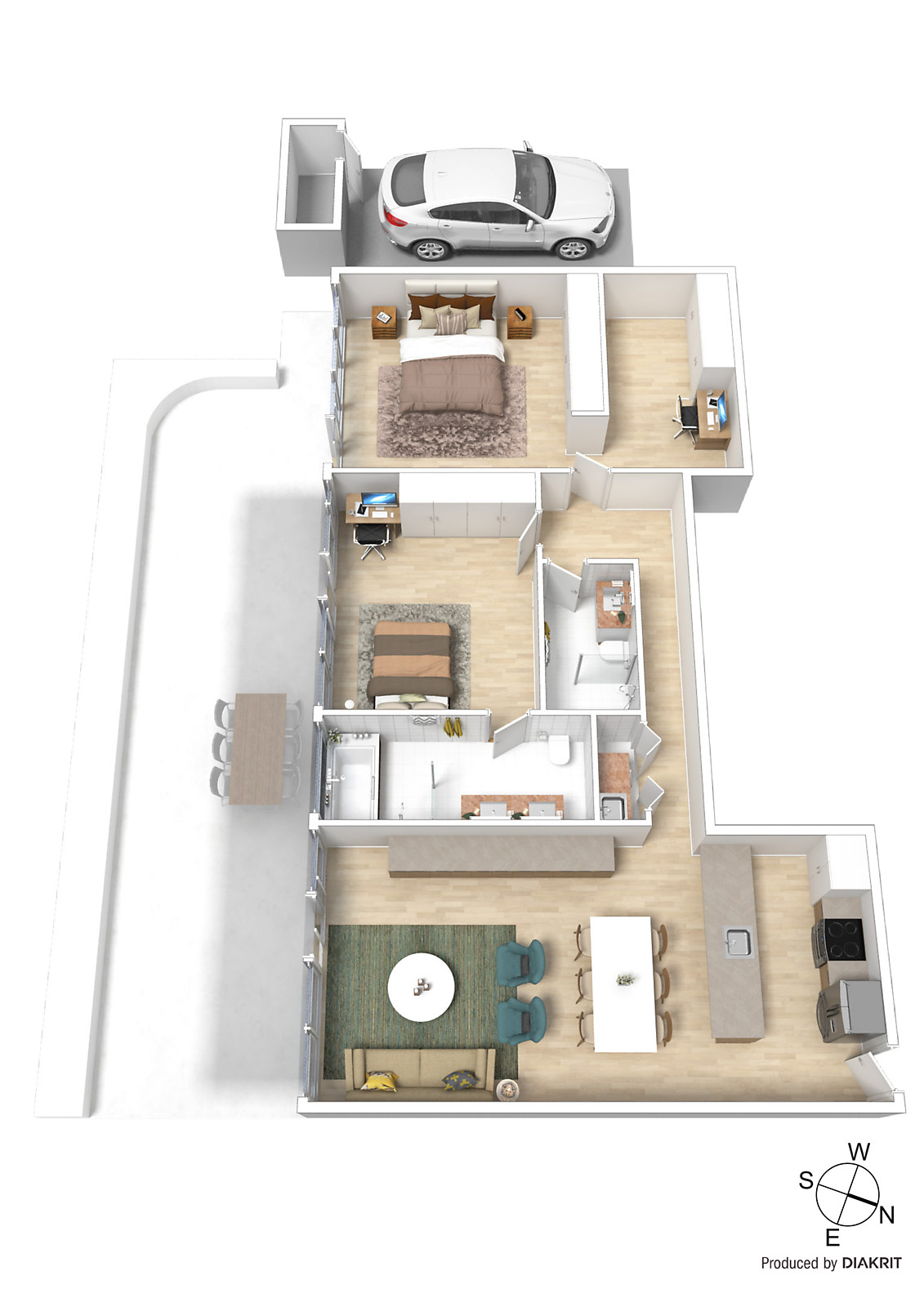 312/65 Coventry Street, South Melbourne VIC 3205 - Floorplan