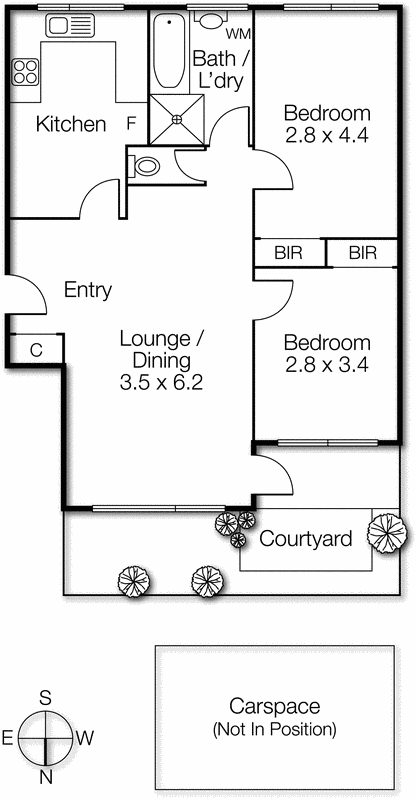 3/13 Elm Grove, Mckinnon VIC 3204 - Floorplan