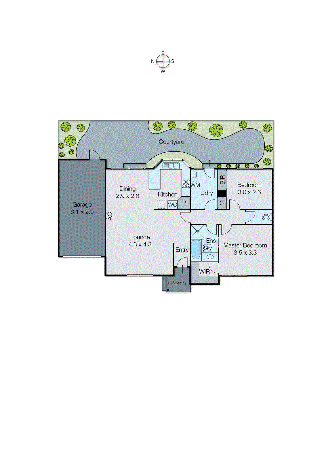 3/13 Evans Avenue, Hampton East VIC 3188 - Floorplan