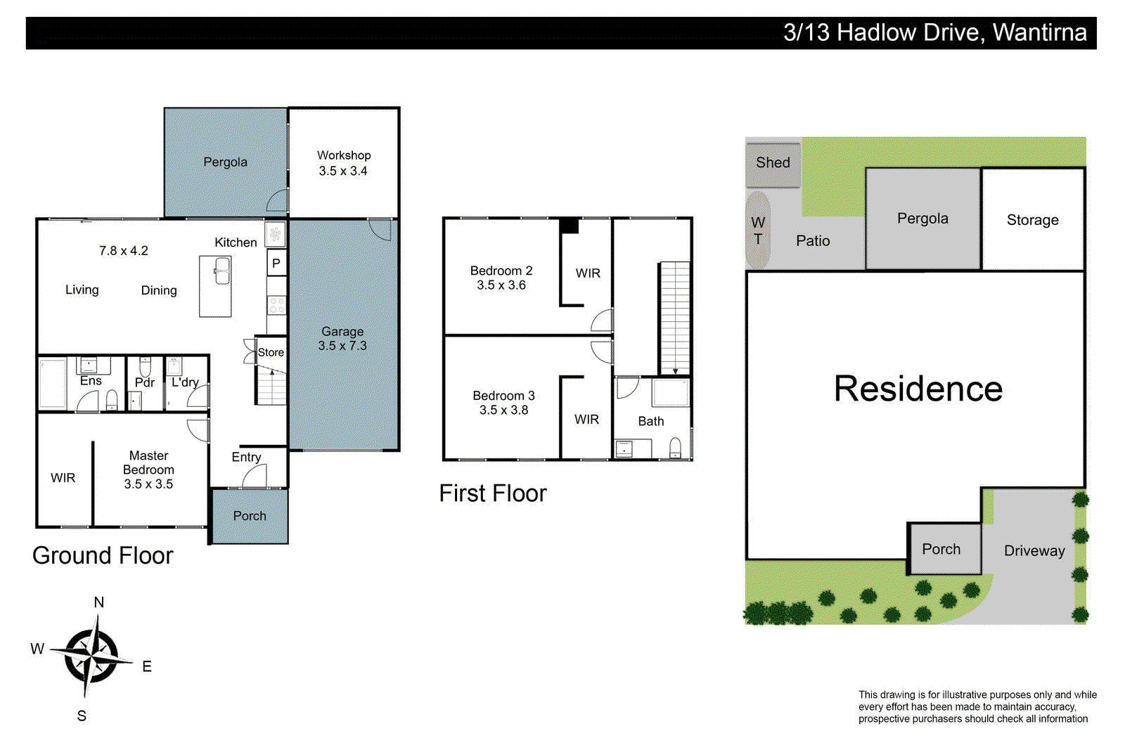 3/13 Hadlow Drive, Wantirna VIC 3152 - Floorplan