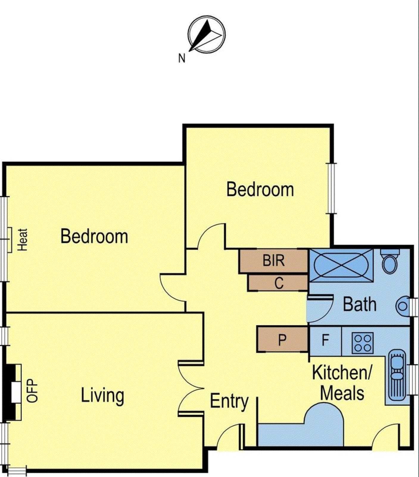 3/13 Mitchell Street, St Kilda VIC 3182 - Floorplan