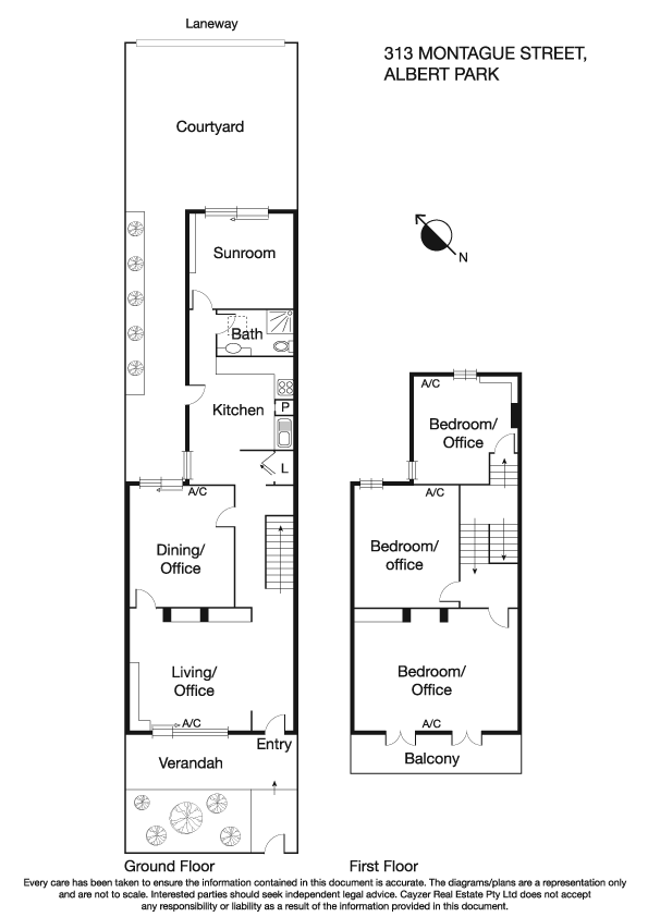 313 Montague Street, ALBERT PARK VIC 3206 - Floorplan