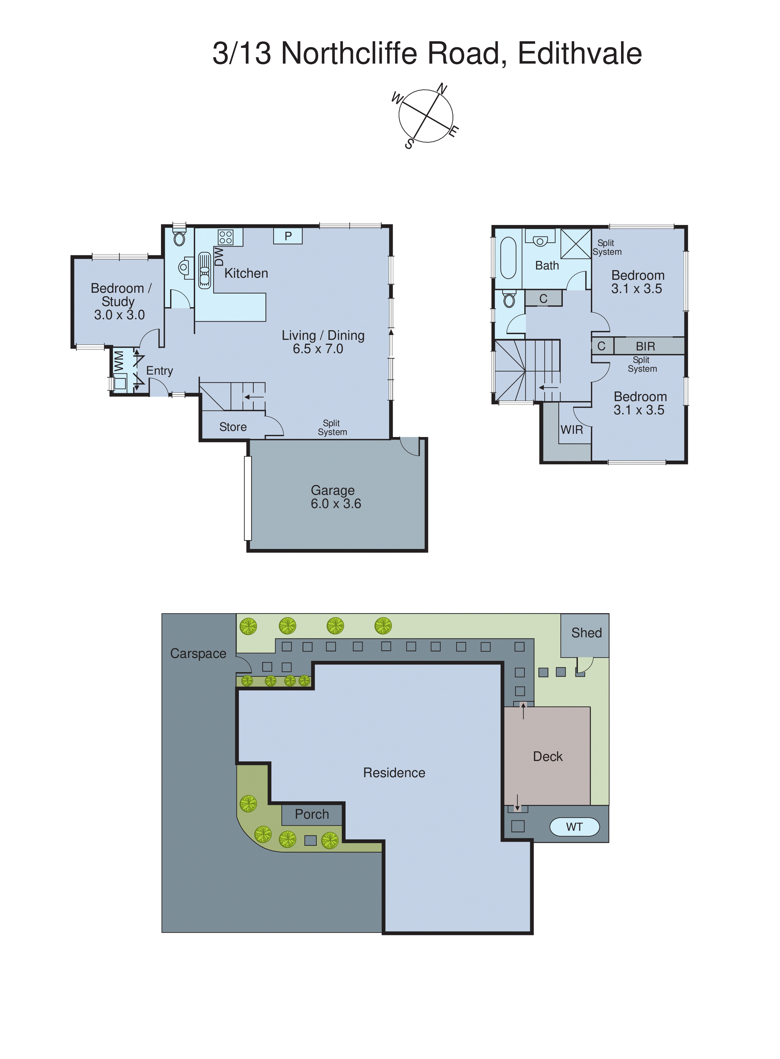 3/13 Northcliffe Road, Edithvale VIC 3196 - Floorplan