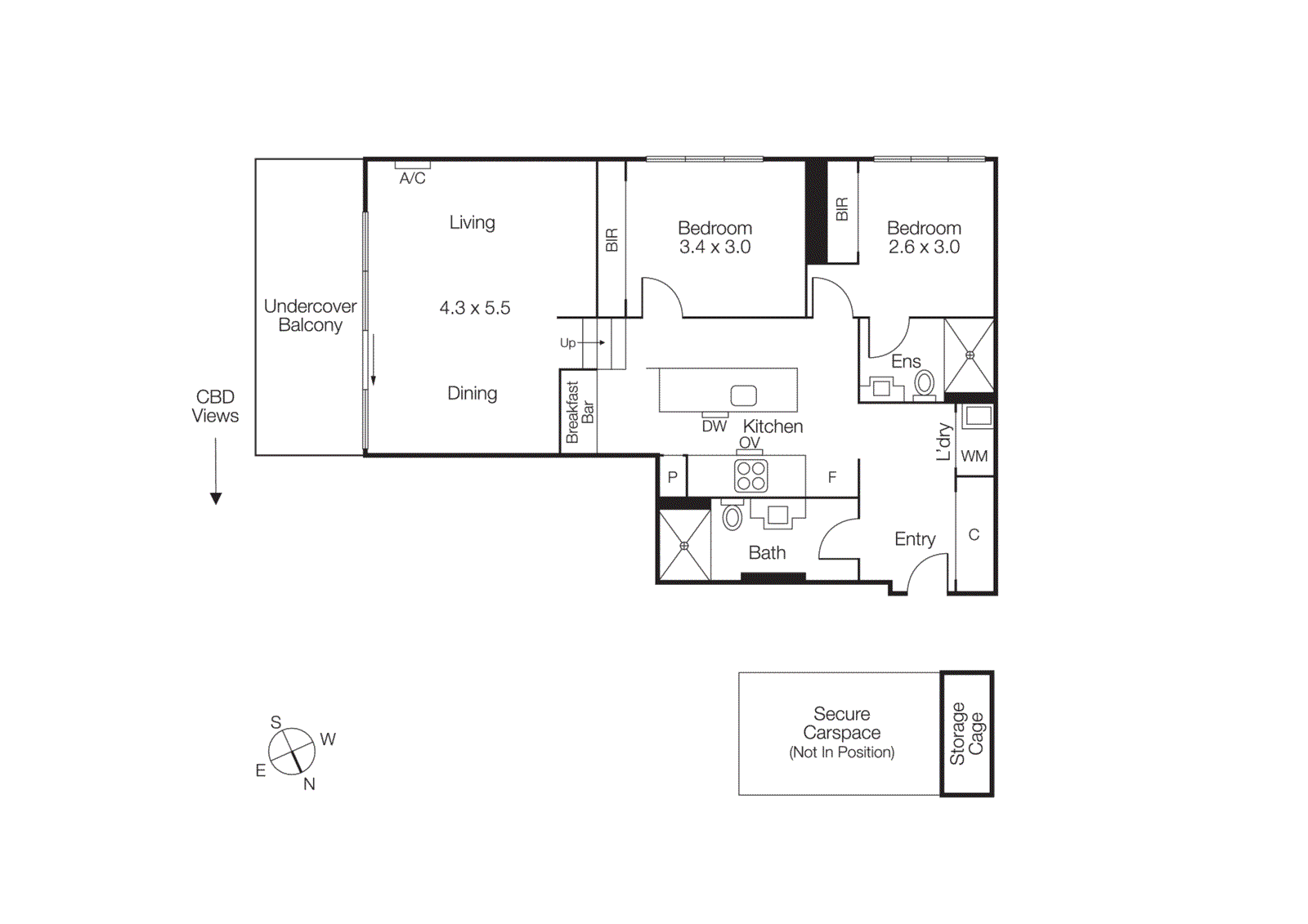 313/101 Bay Street, Port Melbourne VIC 3207 - Floorplan