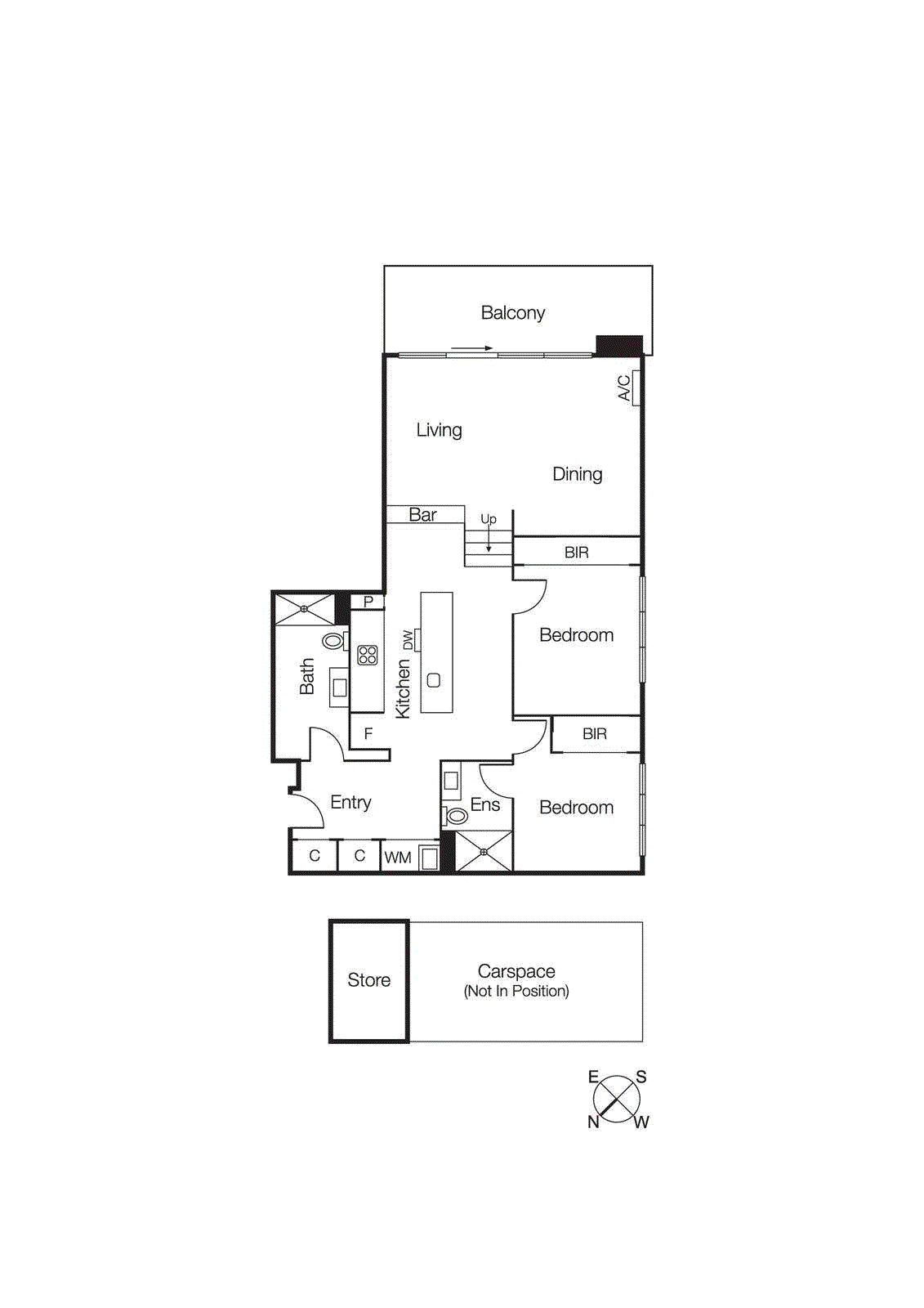 313/101 Bay Street, Port Melbourne VIC 3207 - Floorplan