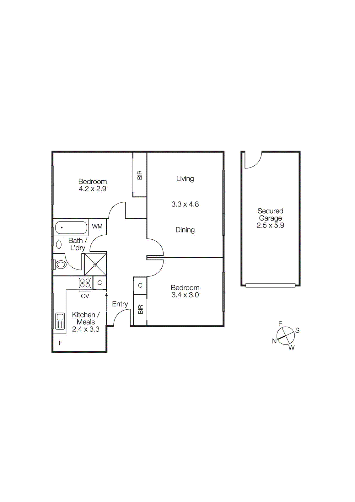 3/132 Alexandra Street, St Kilda East VIC 3183 - Floorplan