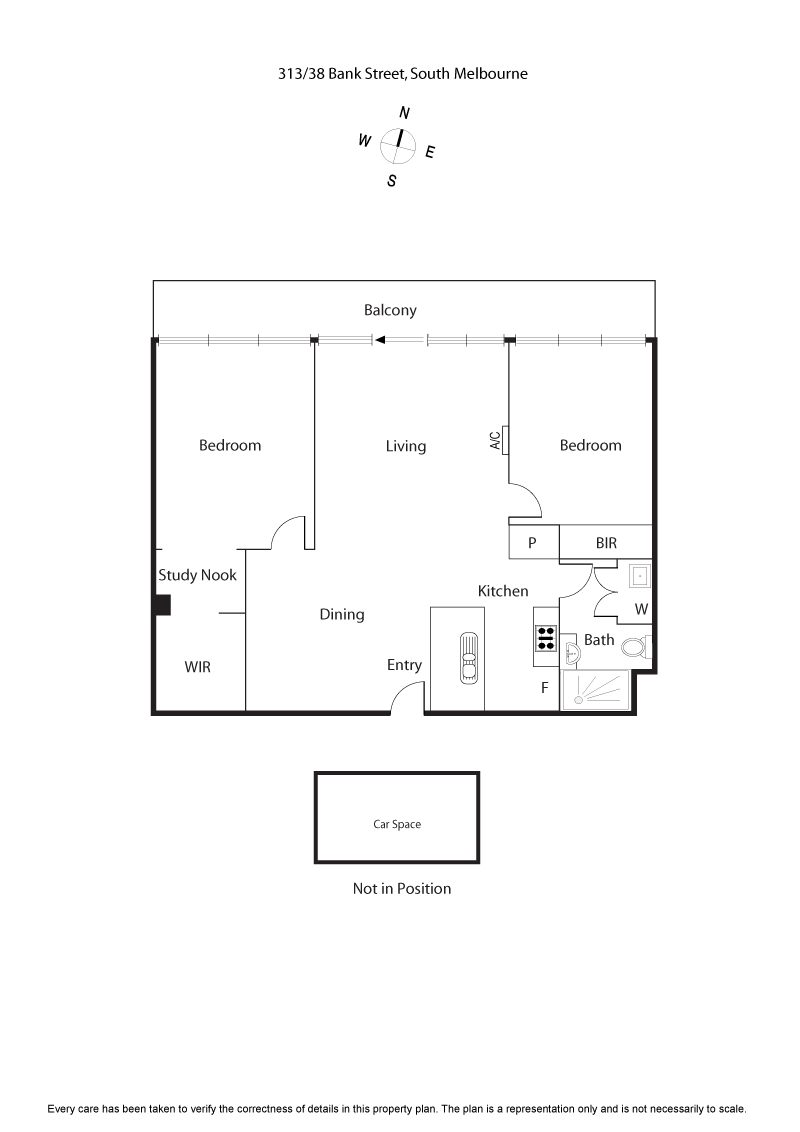 313/38 Bank Street, SOUTH MELBOURNE VIC 3205 - Floorplan