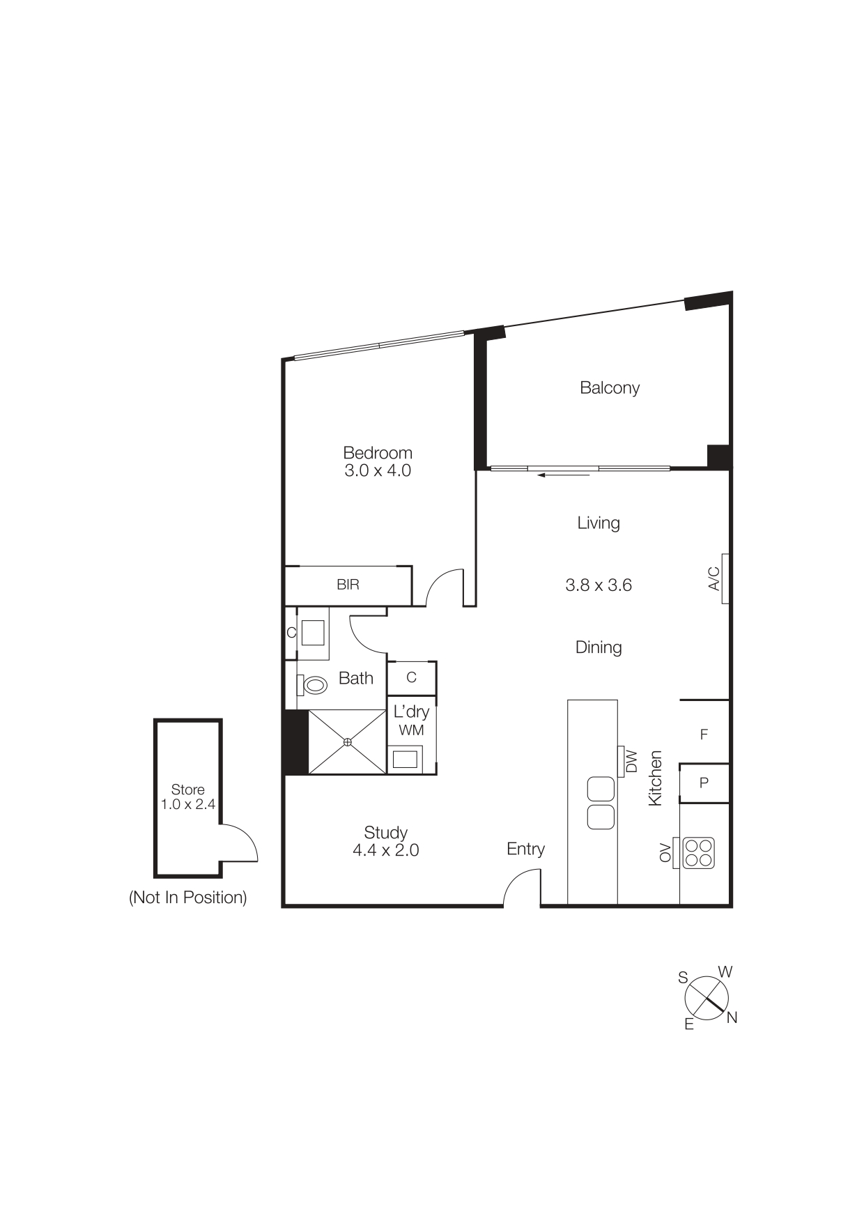 313/54 Boundary Street, South Melbourne VIC 3205 - Floorplan