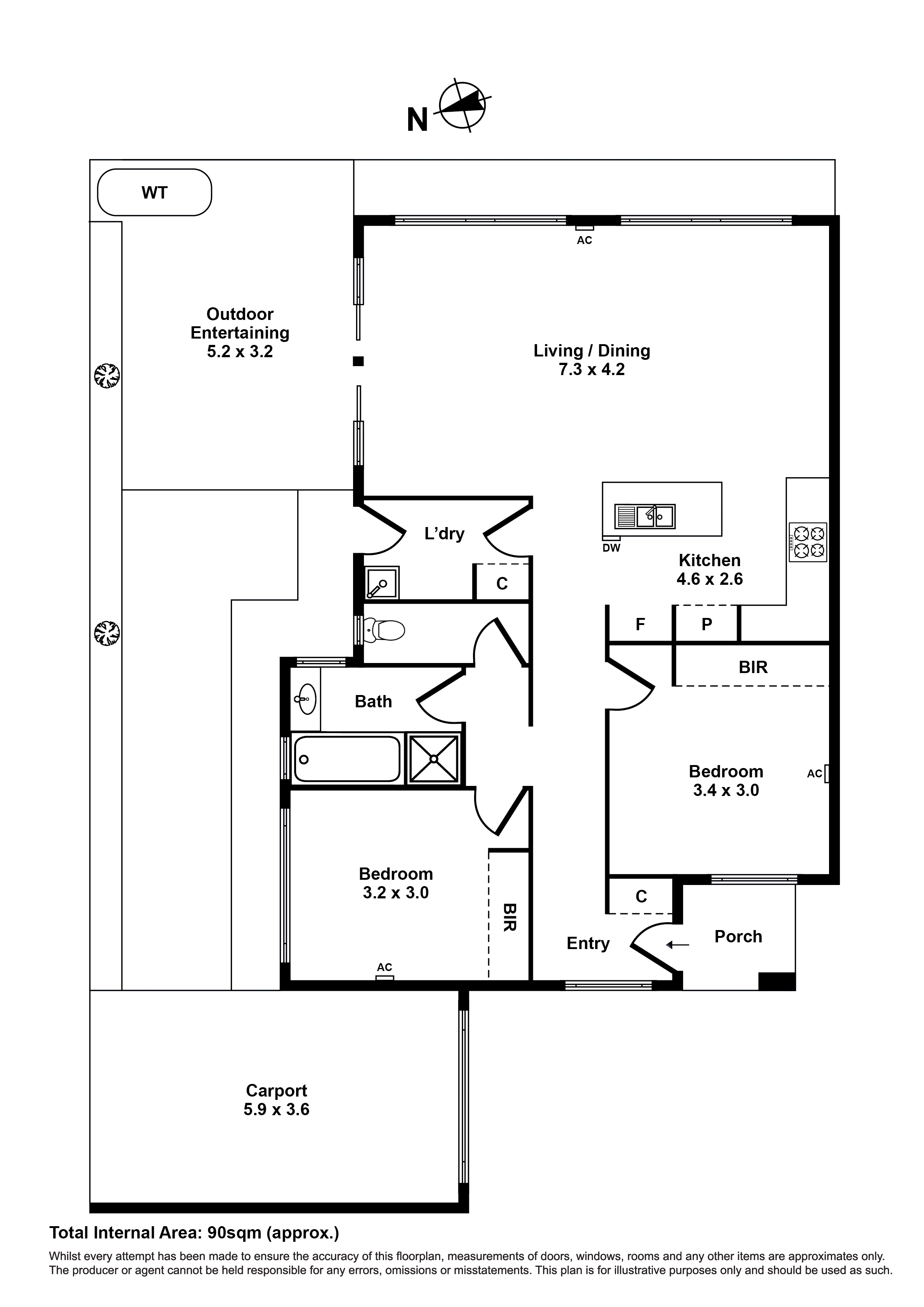 3/138 Duke Street, Braybrook VIC 3019 - Floorplan