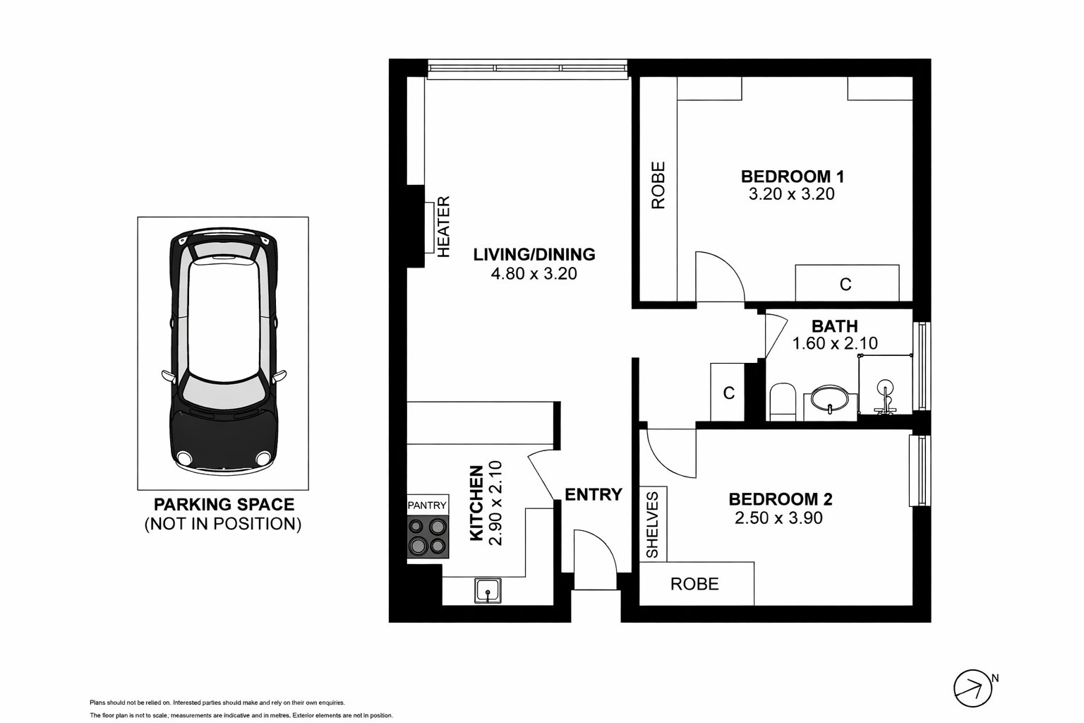 3/14-20 Tivoli Place, South Yarra VIC 3141 - Floorplan