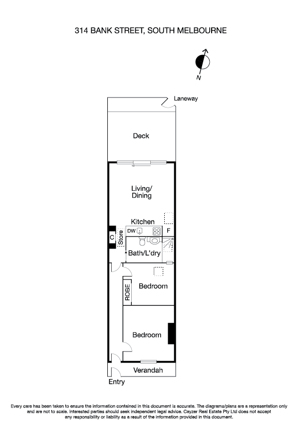314 Bank Street, SOUTH MELBOURNE VIC 3205 - Floorplan