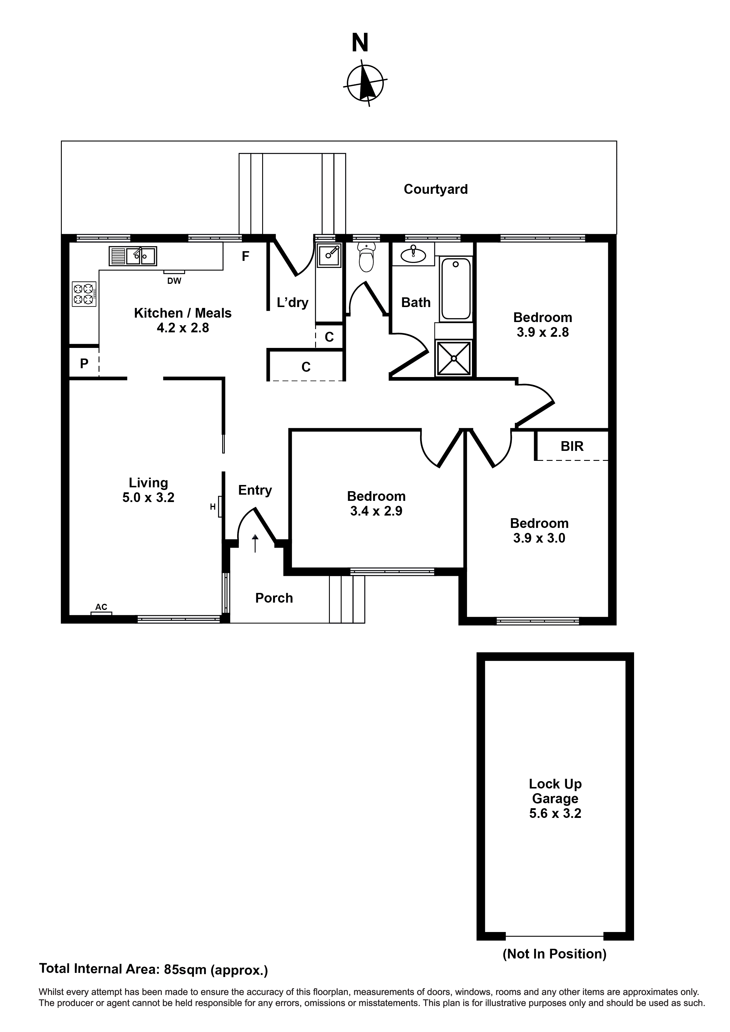 3/14 Edgar Street, Kingsville VIC 3012 - Floorplan