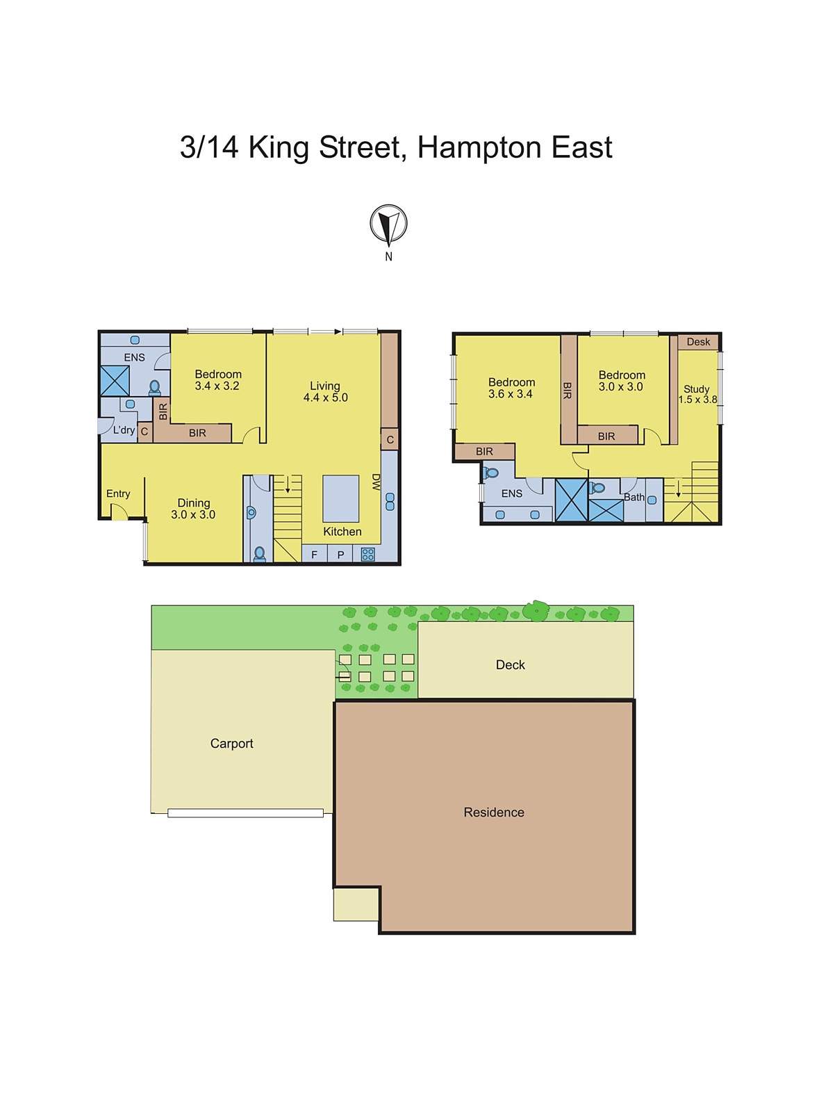 3/14 King Street, Hampton East VIC 3188 - Floorplan