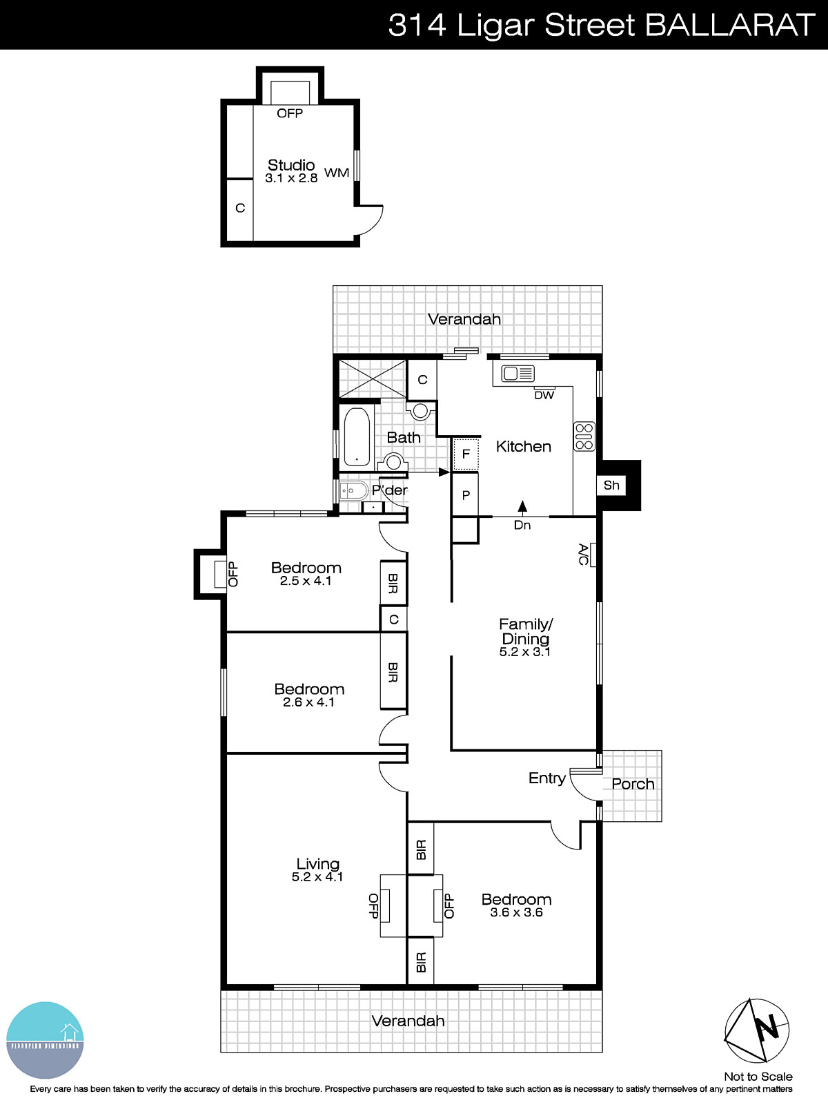 314 Ligar Street, Soldiers Hill VIC 3350 - Floorplan