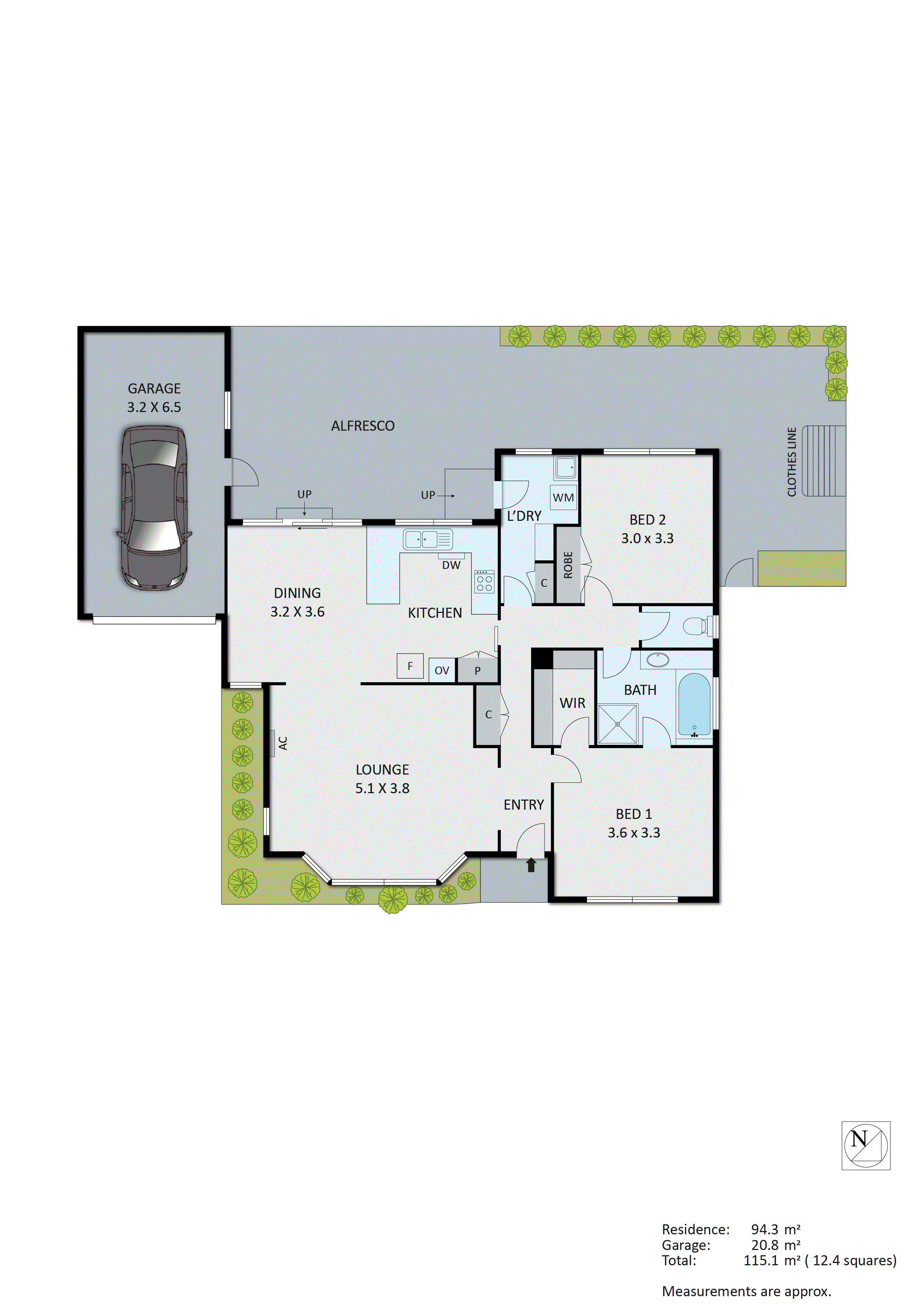 3/14 Marcus Road, Dingley Village VIC 3172 - Floorplan