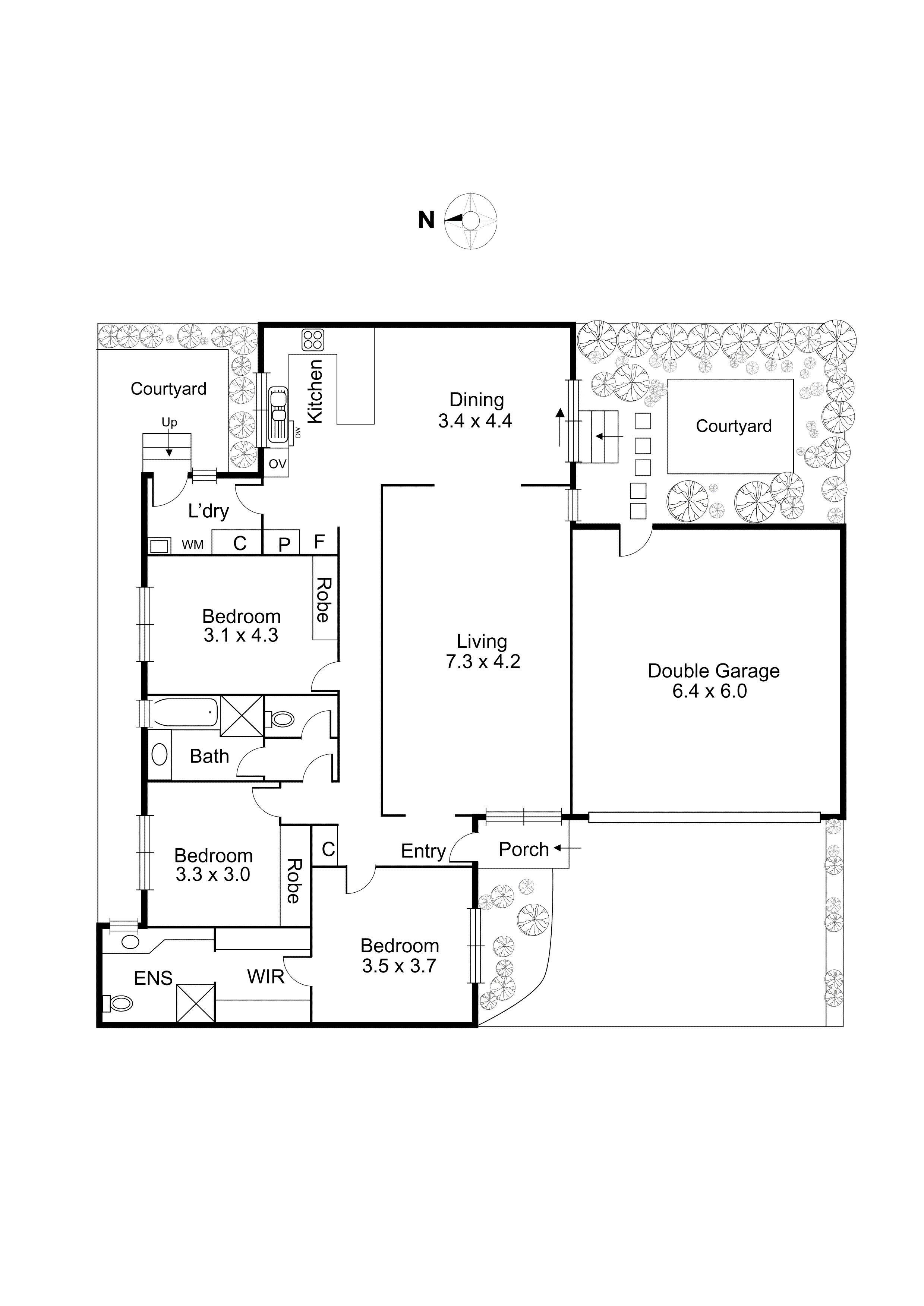 3/14 Paschal Street, Bentleigh VIC 3204 - Floorplan