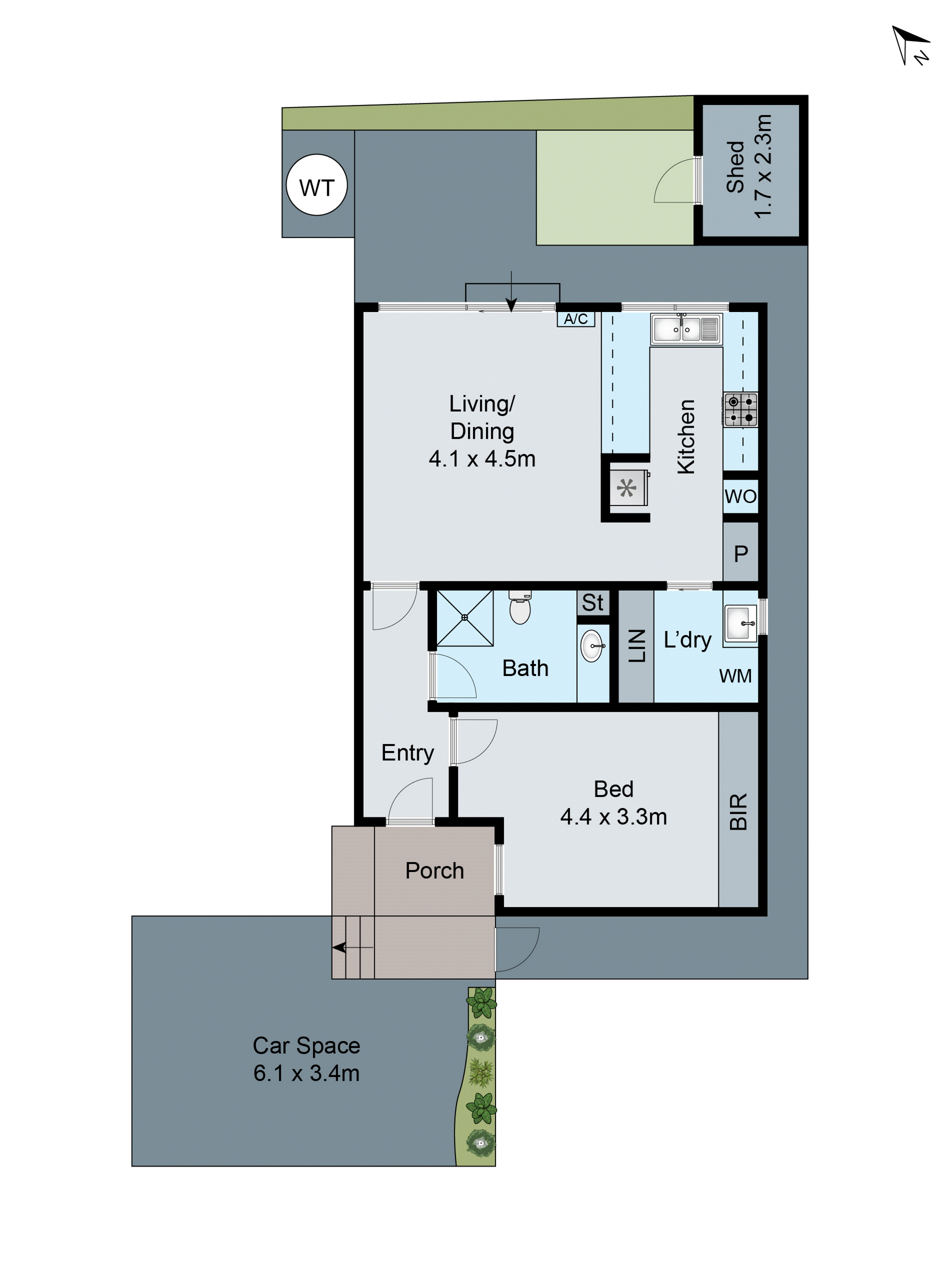3/14 Regent Street, Belmont VIC 3216 - Floorplan