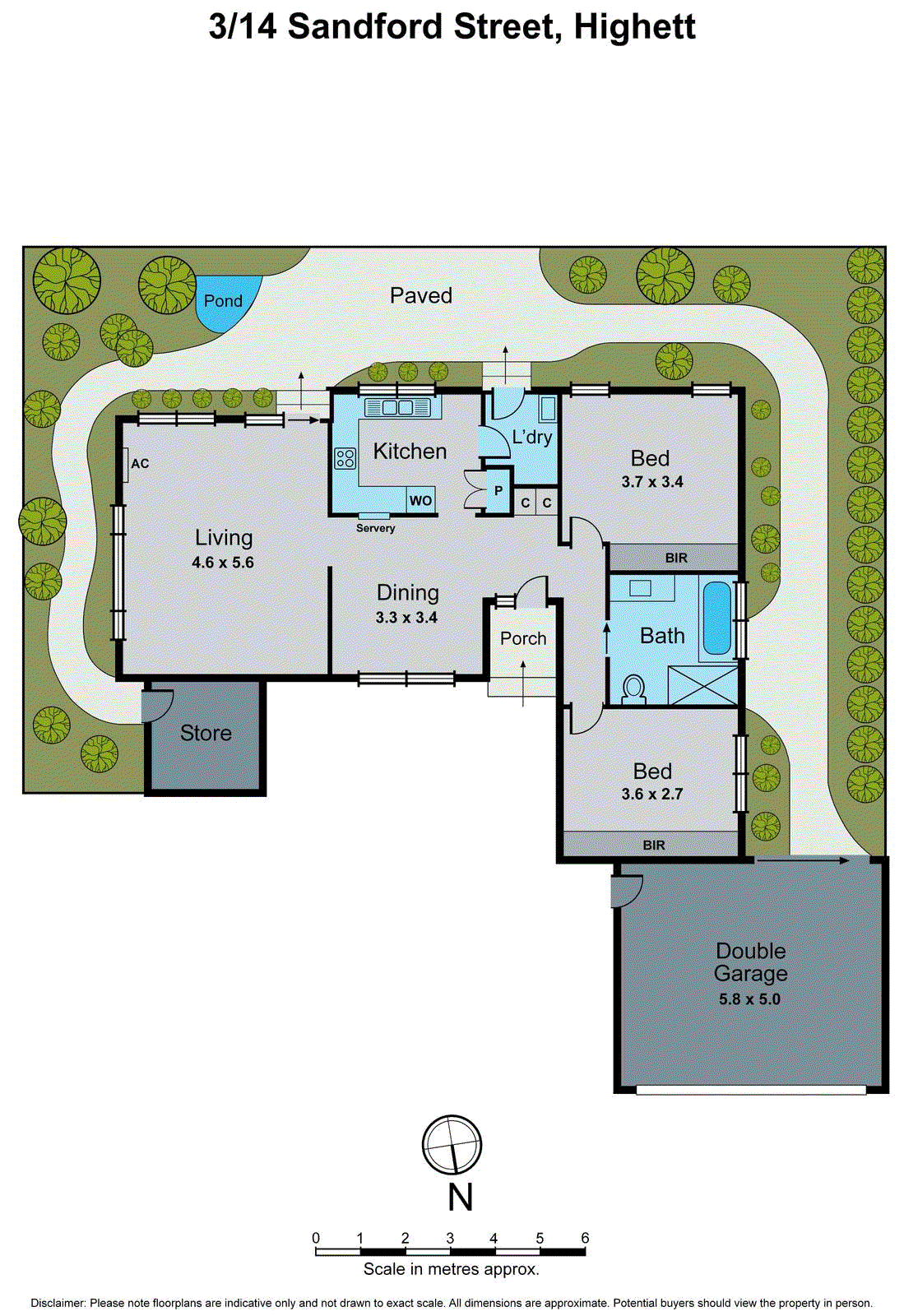 3/14 Sandford Street, Highett VIC 3190 - Floorplan