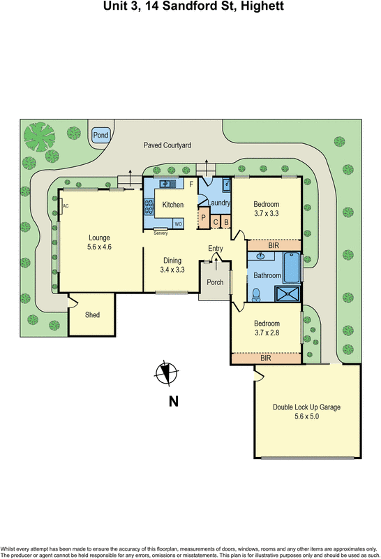 3/14 Sandford Street, Highett VIC 3190 - Floorplan