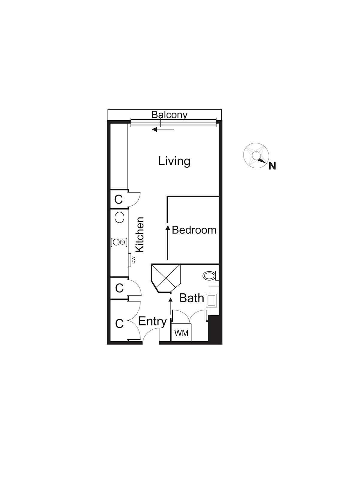 314/18-34 Station Street, Sandringham VIC 3191 - Floorplan