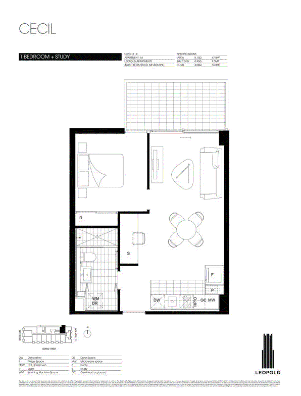 314/470 St Kilda Road, Melbourne VIC 3004 - Floorplan