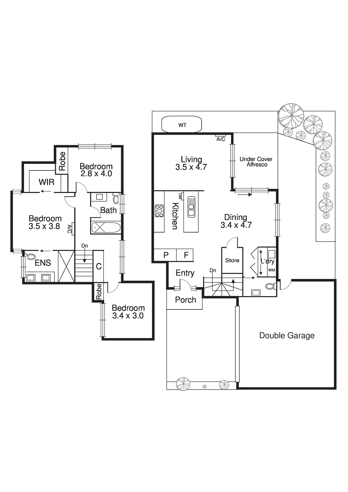 3/145 Fortescue Avenue, Seaford VIC 3198 - Floorplan