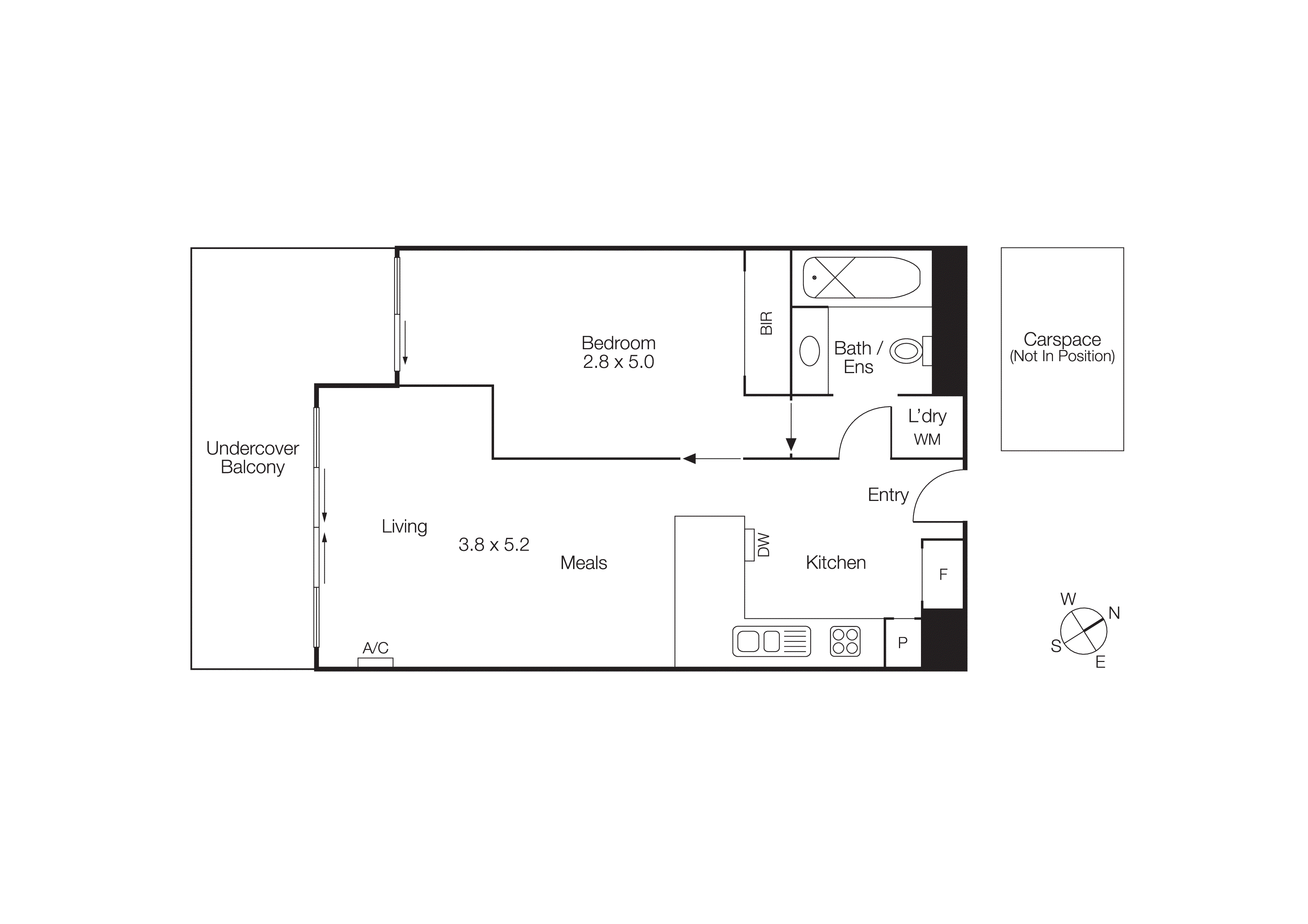 314/54 Nott Street, Port Melbourne VIC 3207 - Floorplan