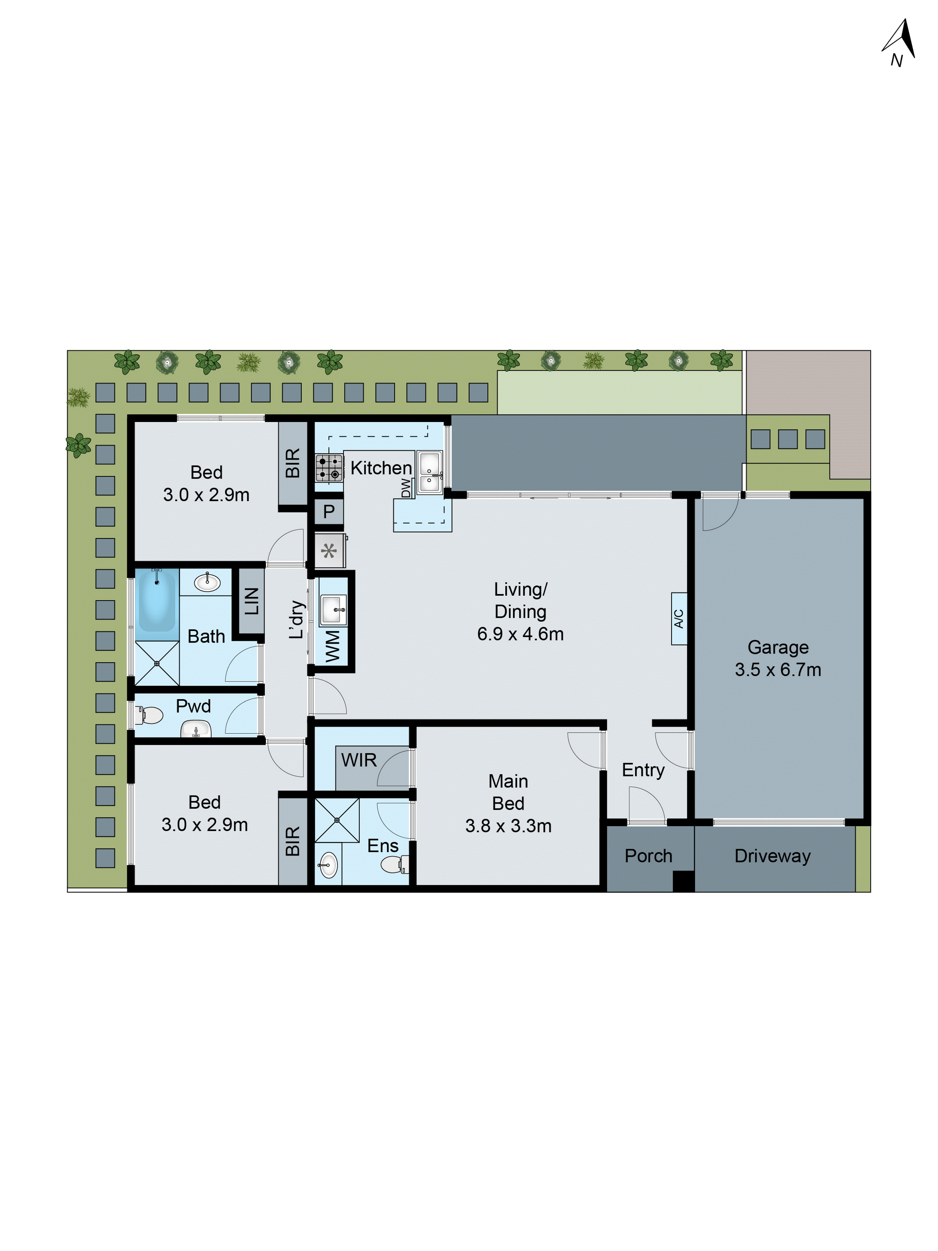 3/146 West Fyans Street, Newtown VIC 3220 - Floorplan