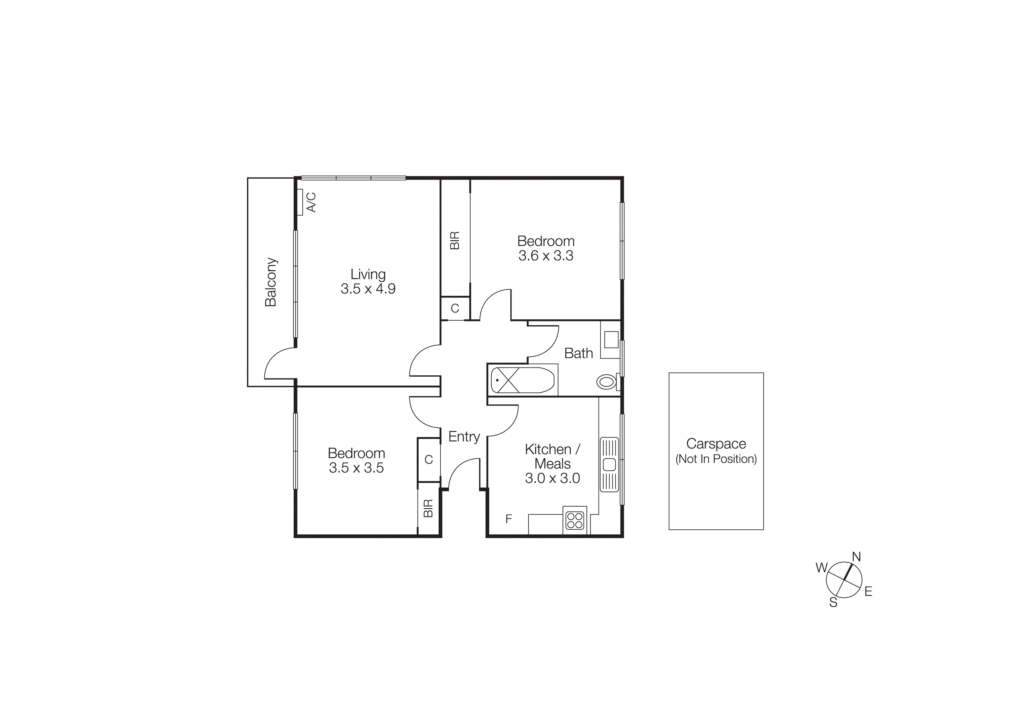 3/15 Kendall Street, Elwood VIC 3184 - Floorplan