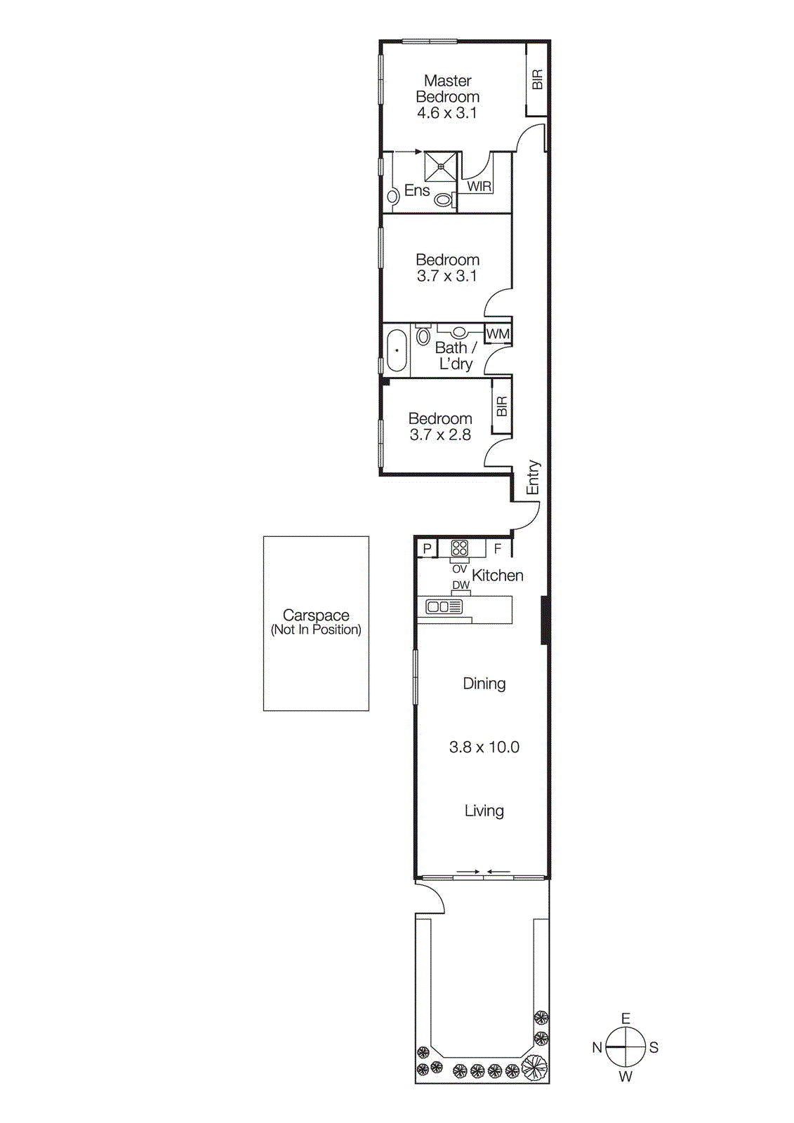 3/15 Marine Parade, St Kilda VIC 3182 - Floorplan