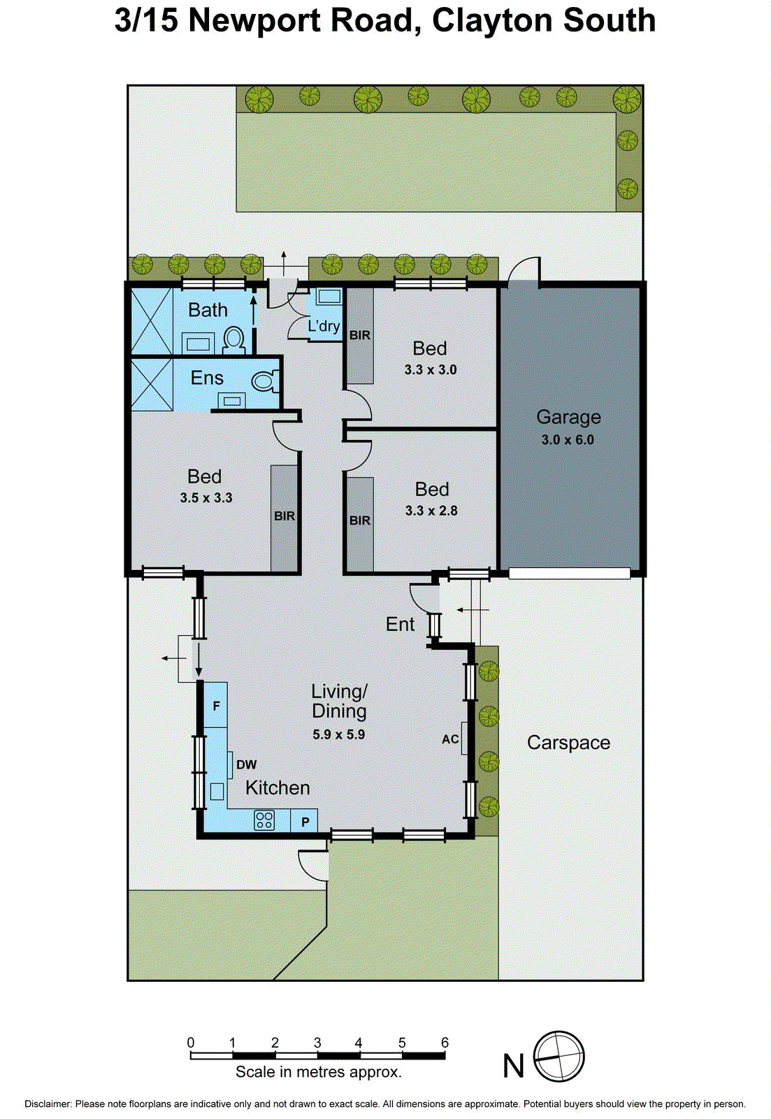 3/15 Newport Road, Clayton South VIC 3169 - Floorplan