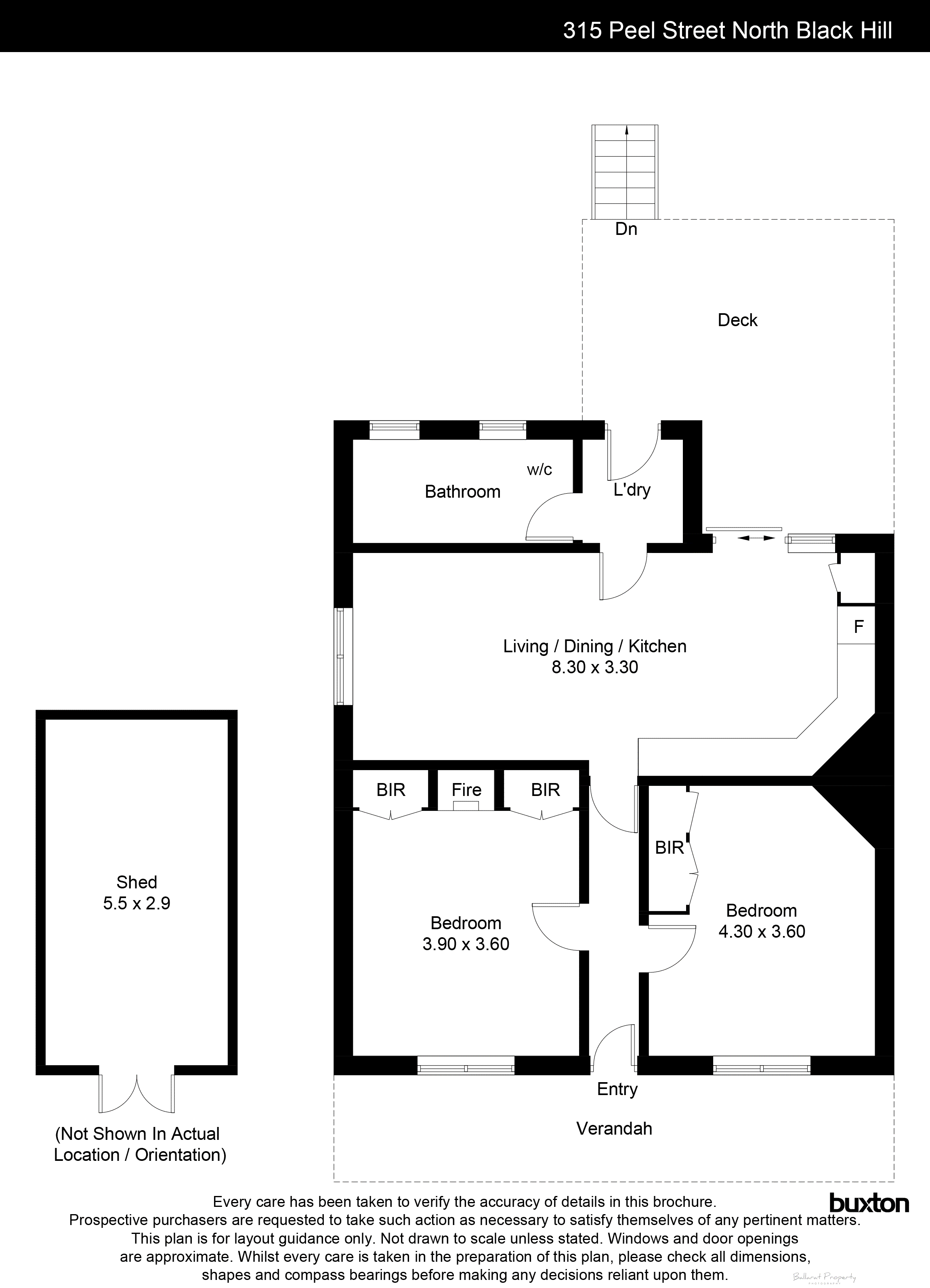 315 Peel Street, Black Hill VIC 3350 - Floorplan