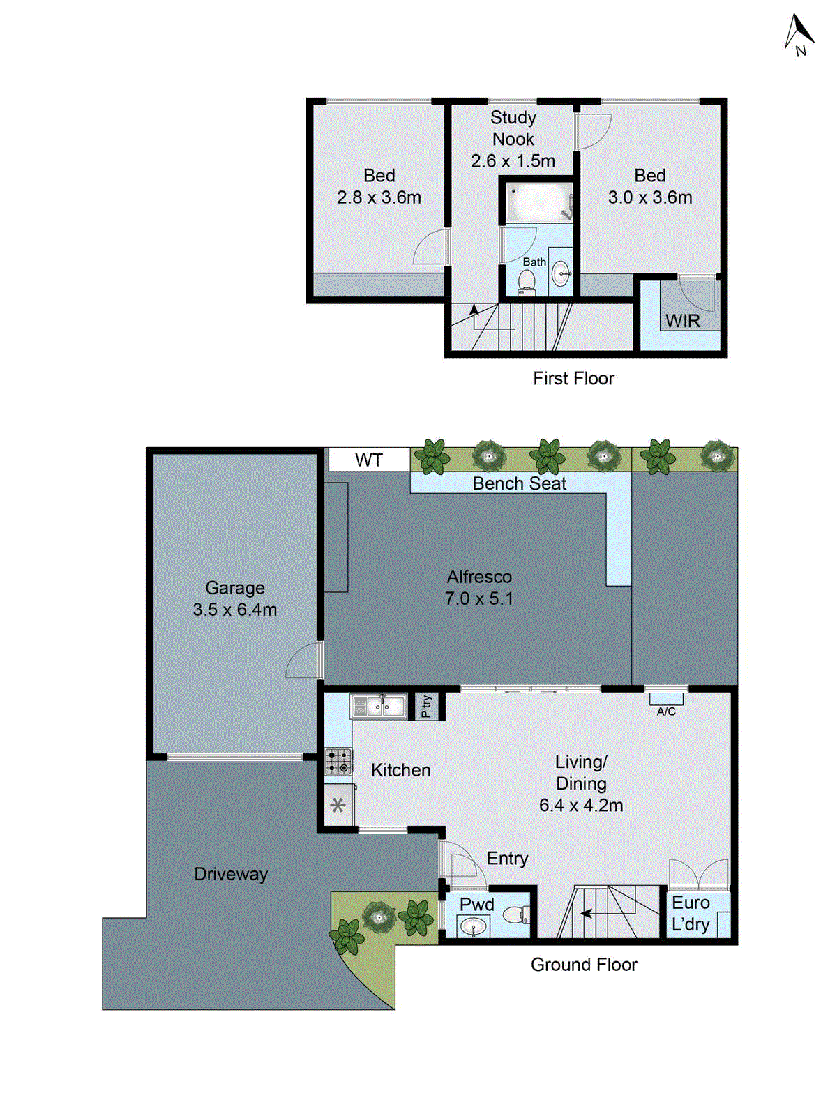 3/15 Sheridan Street, Hamlyn Heights VIC 3215 - Floorplan