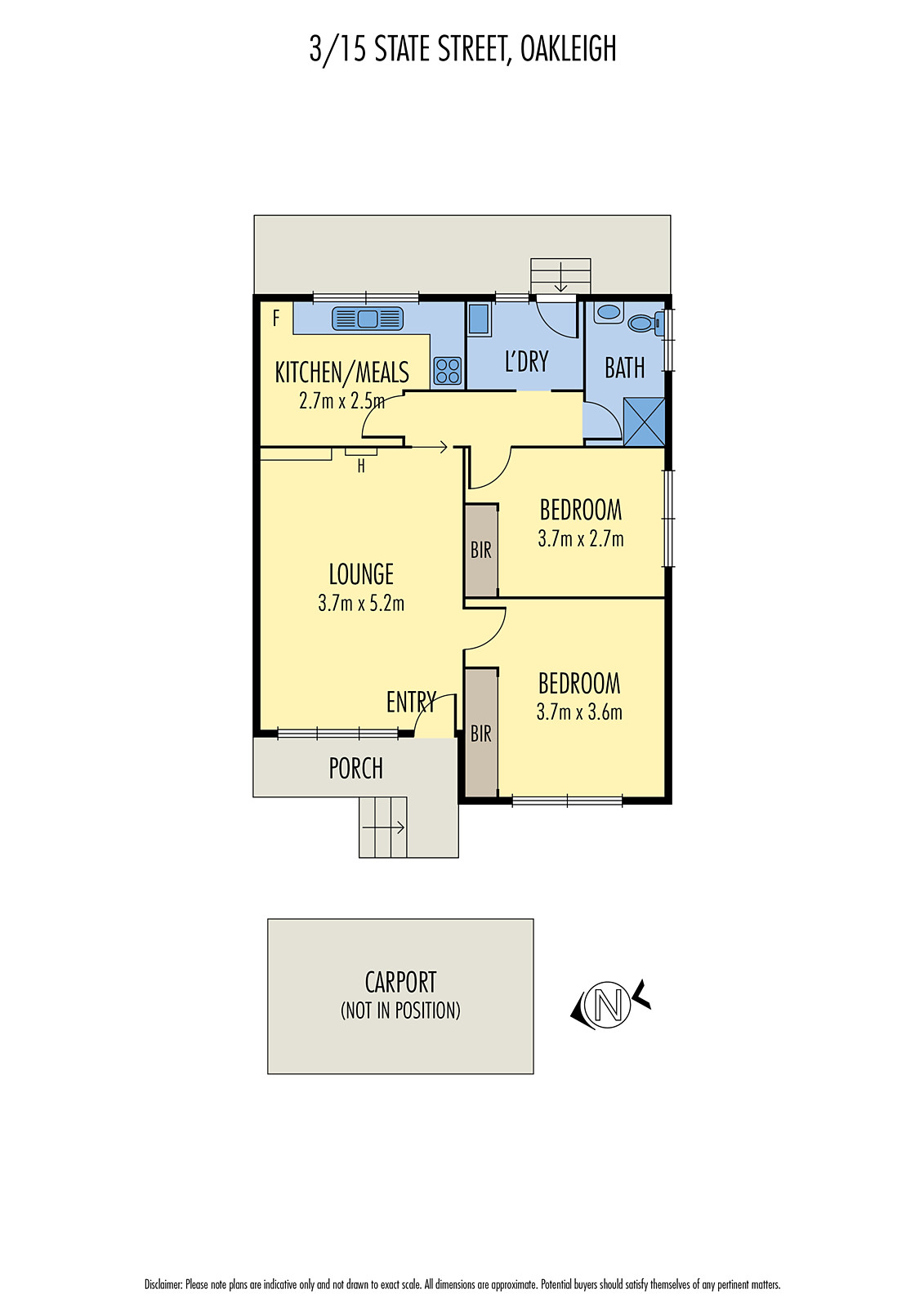 3/15 State Street, Oakleigh East VIC 3166 - Floorplan