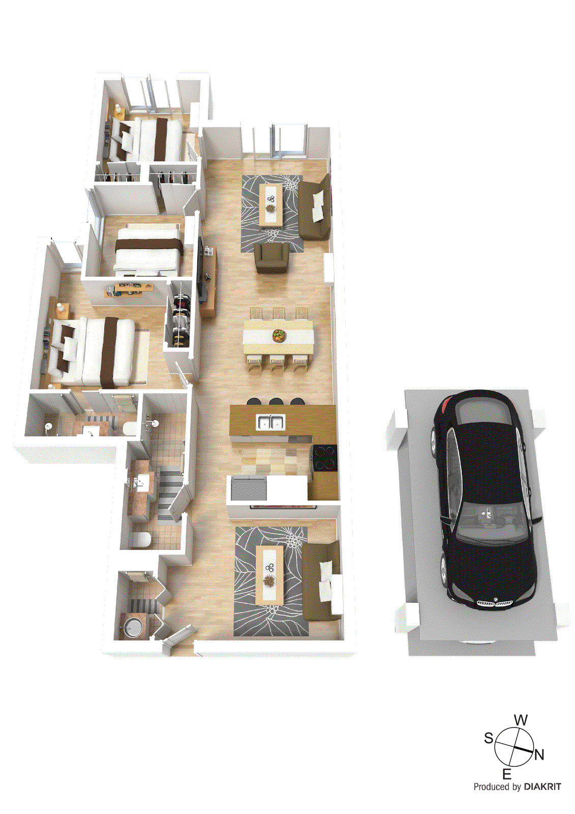 3/151-153 Huntingdale Road, Ashwood VIC 3147 - Floorplan