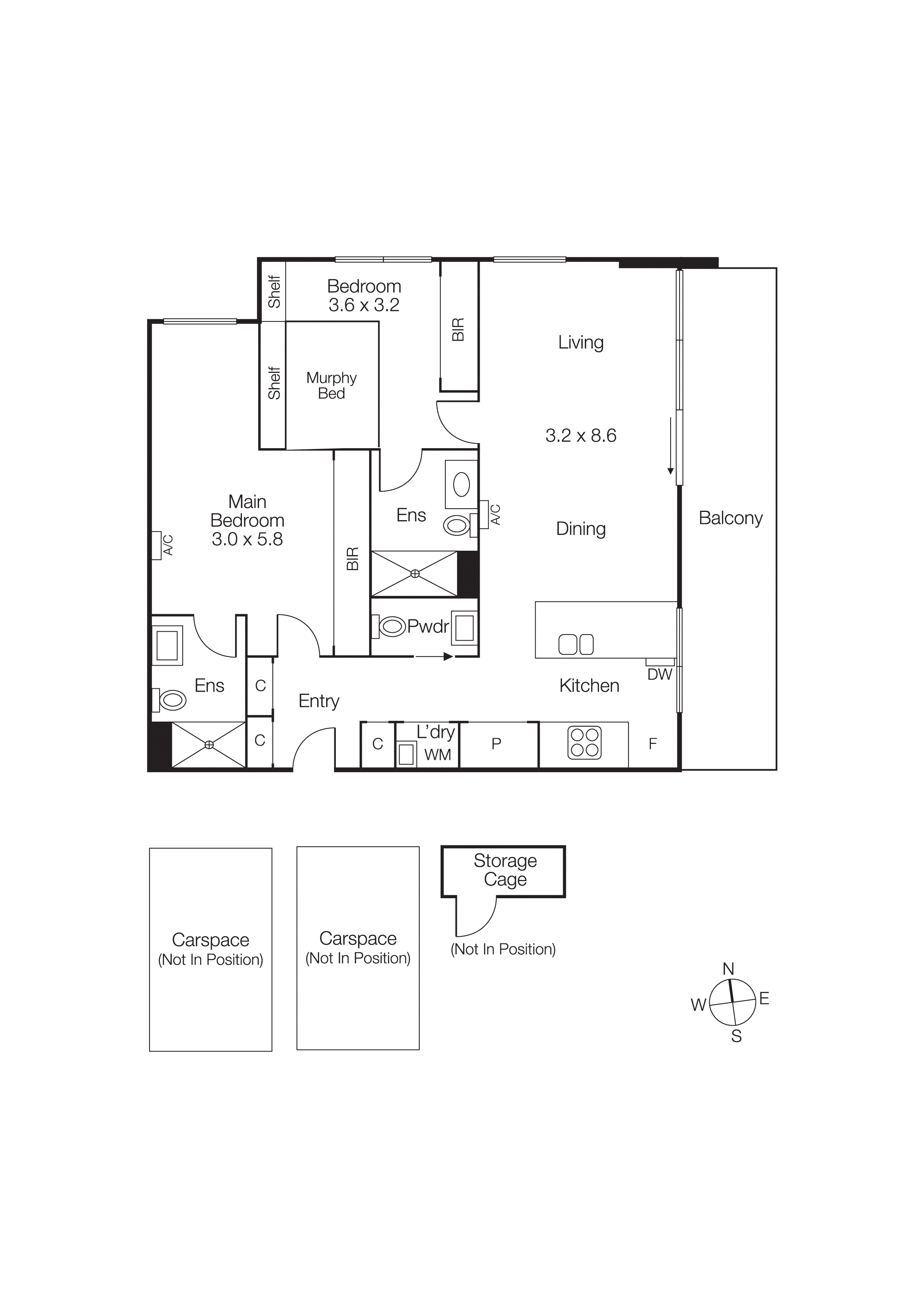 315/138 Glen Eira Road, Elsternwick VIC 3185 - Floorplan