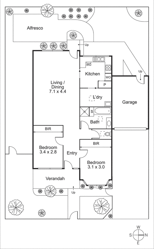 3/152 Highett Road, Highett VIC 3190 - Floorplan