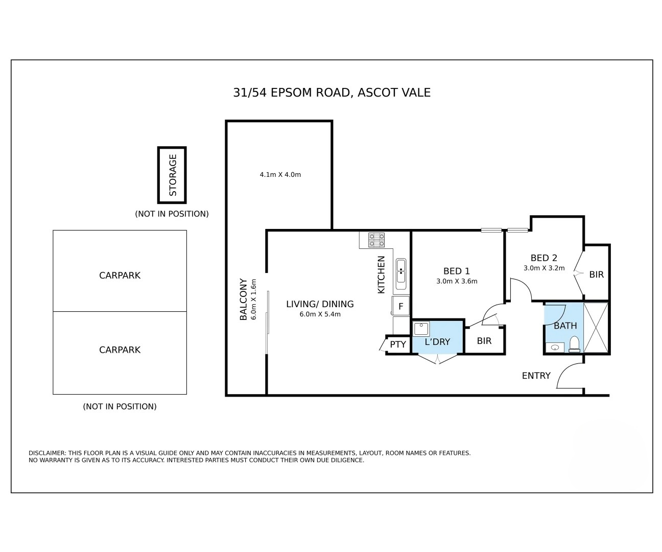 31/54 Epsom Road, Ascot Vale VIC 3032 - Floorplan