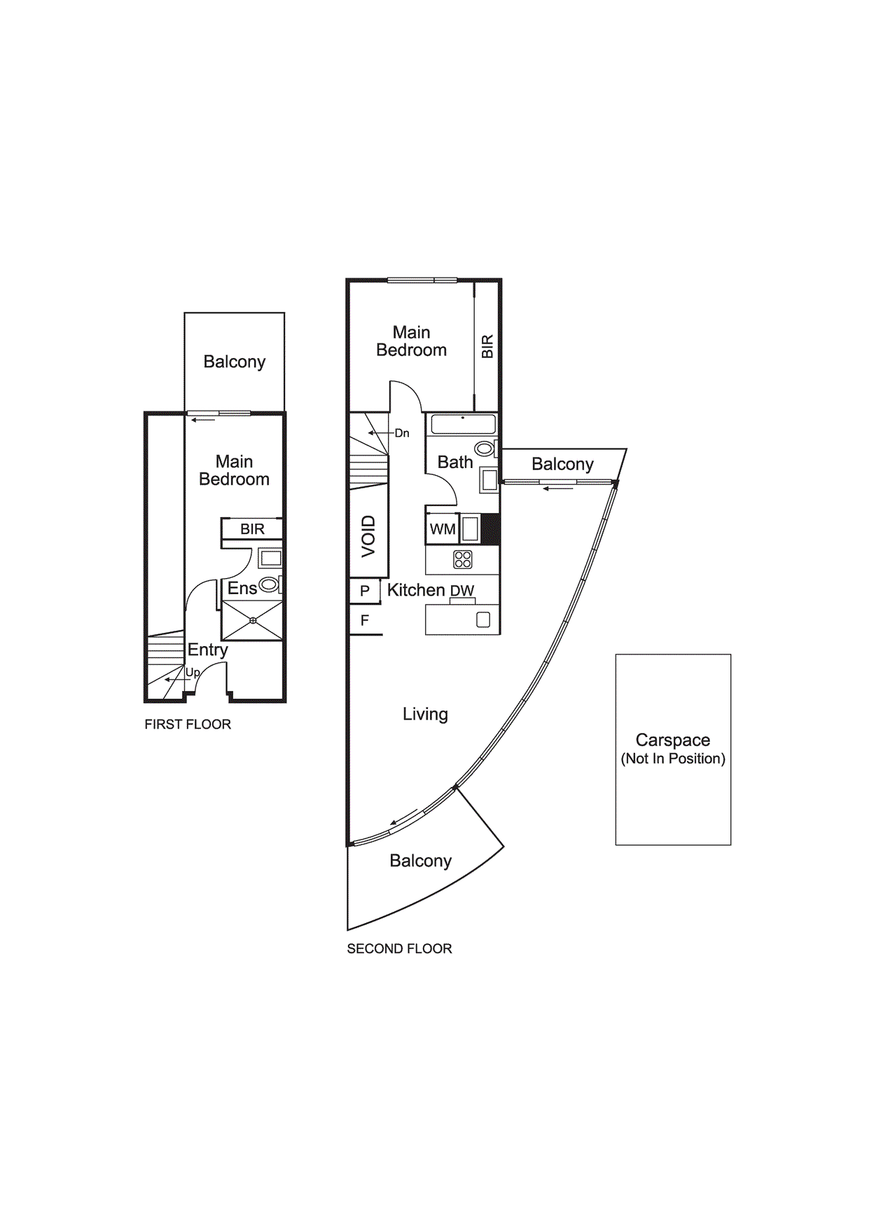 315/55 Queens Road, Melbourne VIC 3004 - Floorplan
