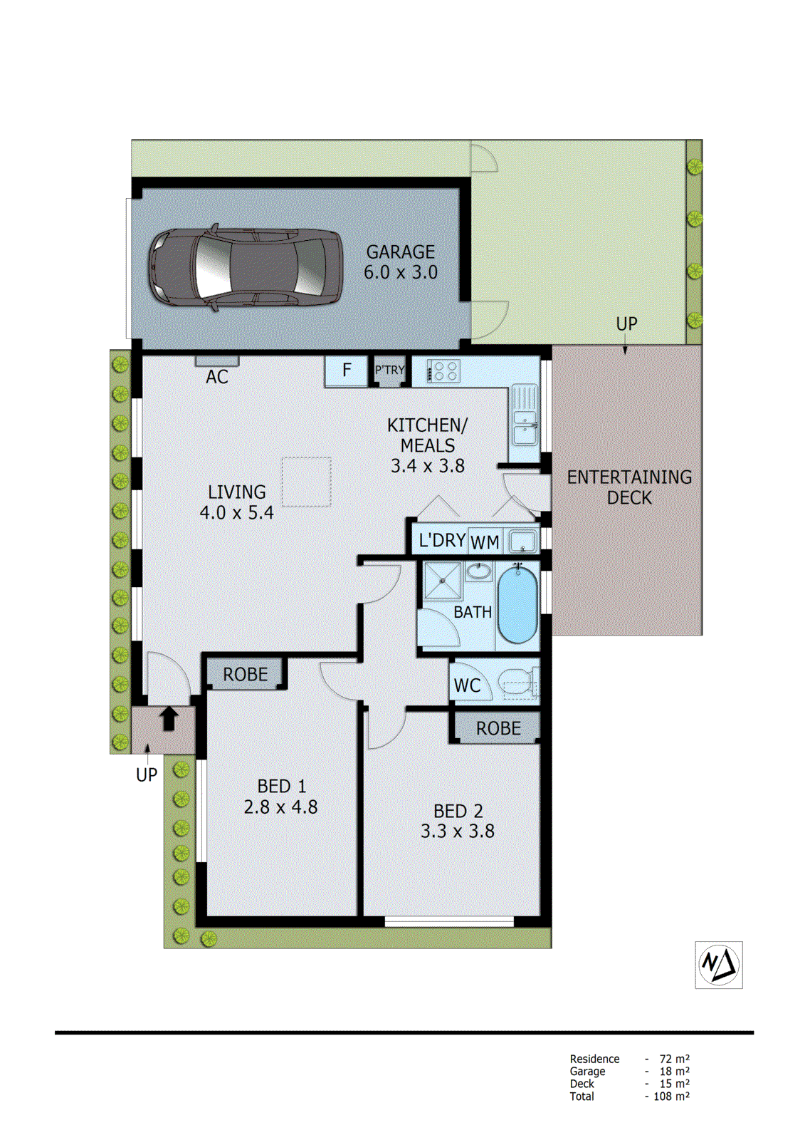 3/156 Lower Dandenong Road, Parkdale VIC 3195 - Floorplan