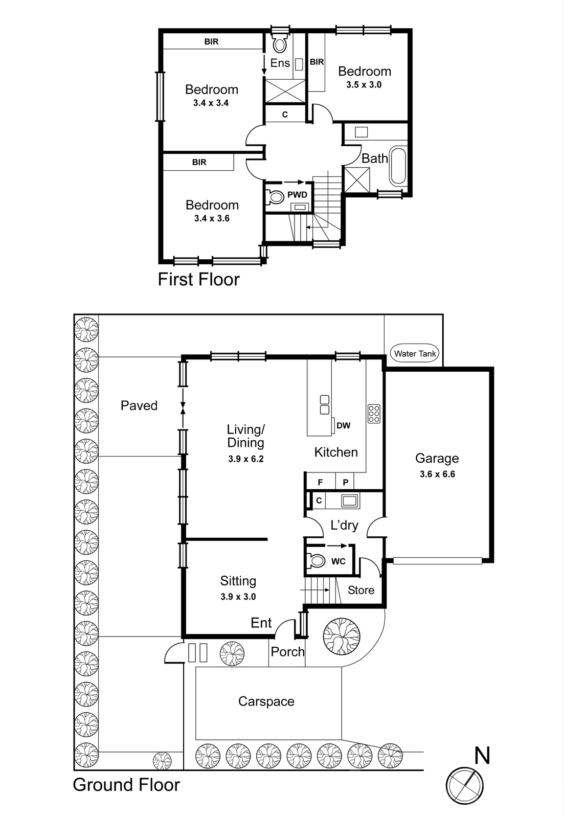 3/16 Matthieson Street, Highett VIC 3190 - Floorplan