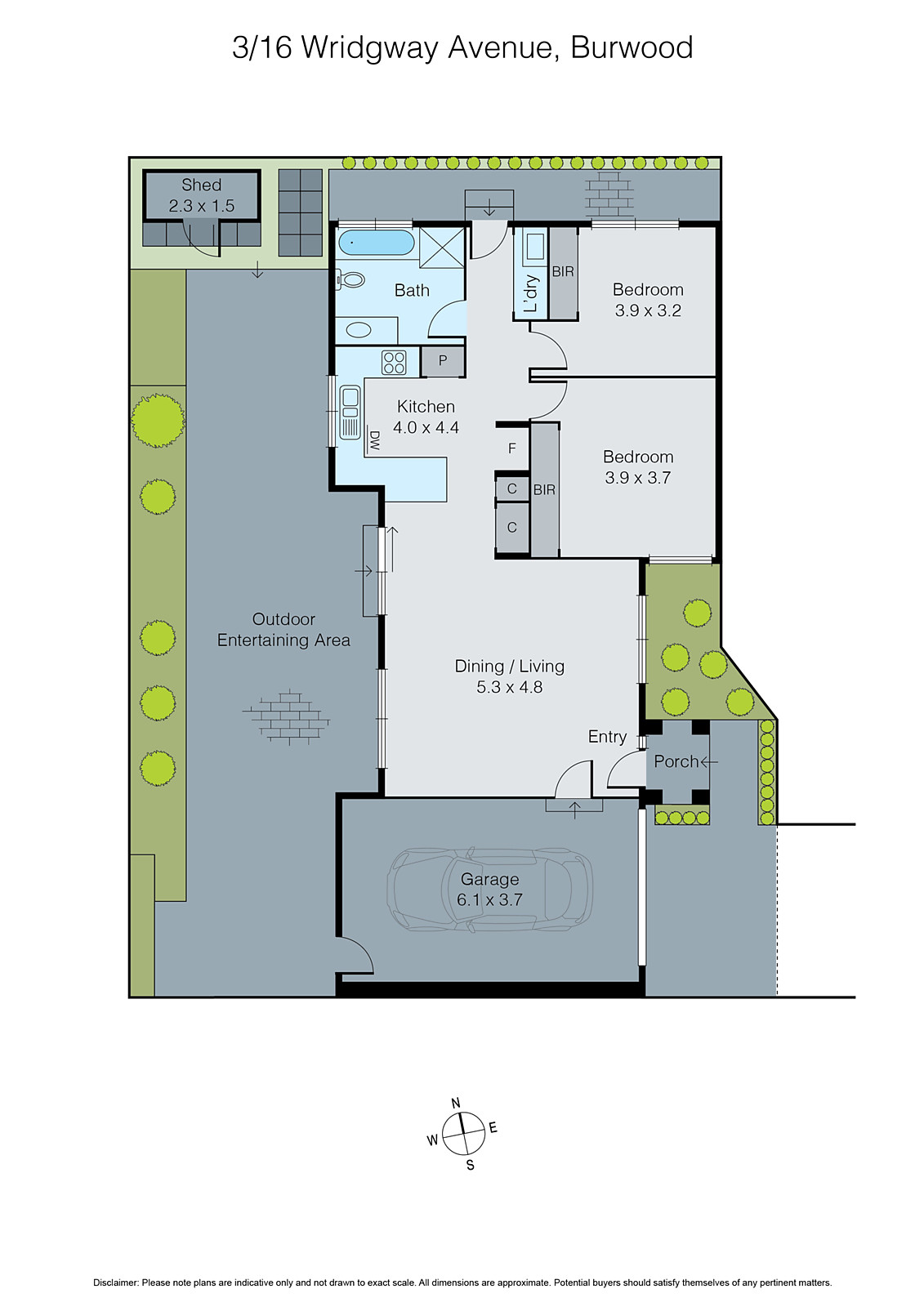3/16 Wridgway Avenue, Burwood VIC 3125 - Floorplan
