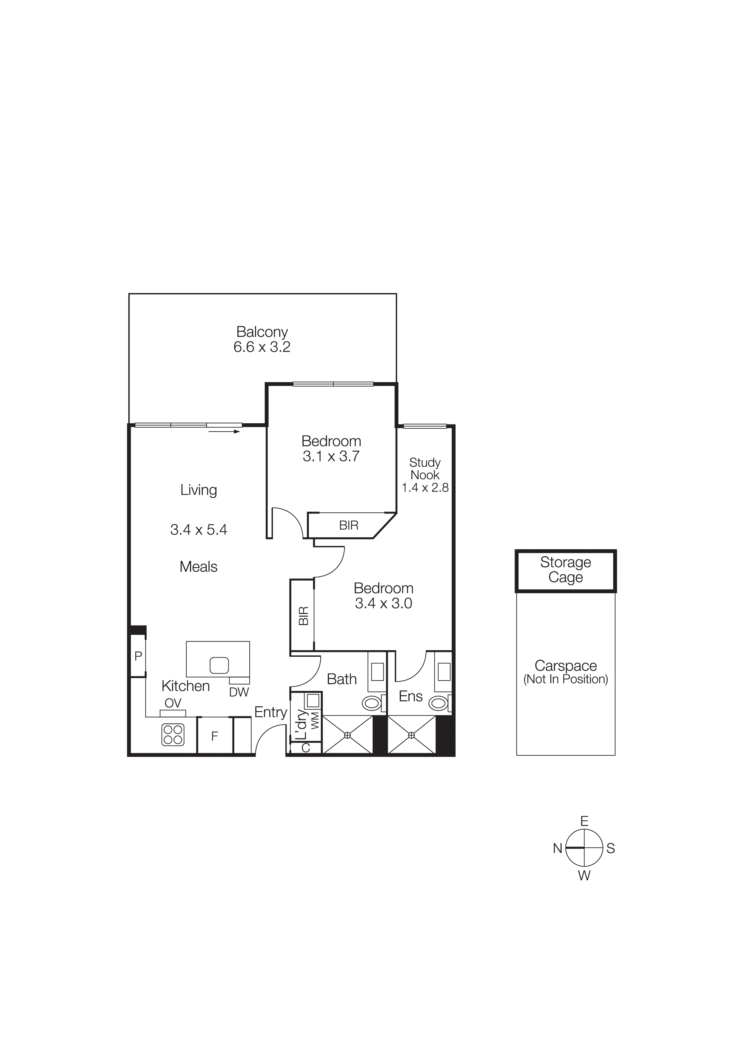316/216 Bay Road, Sandringham VIC 3191 - Floorplan