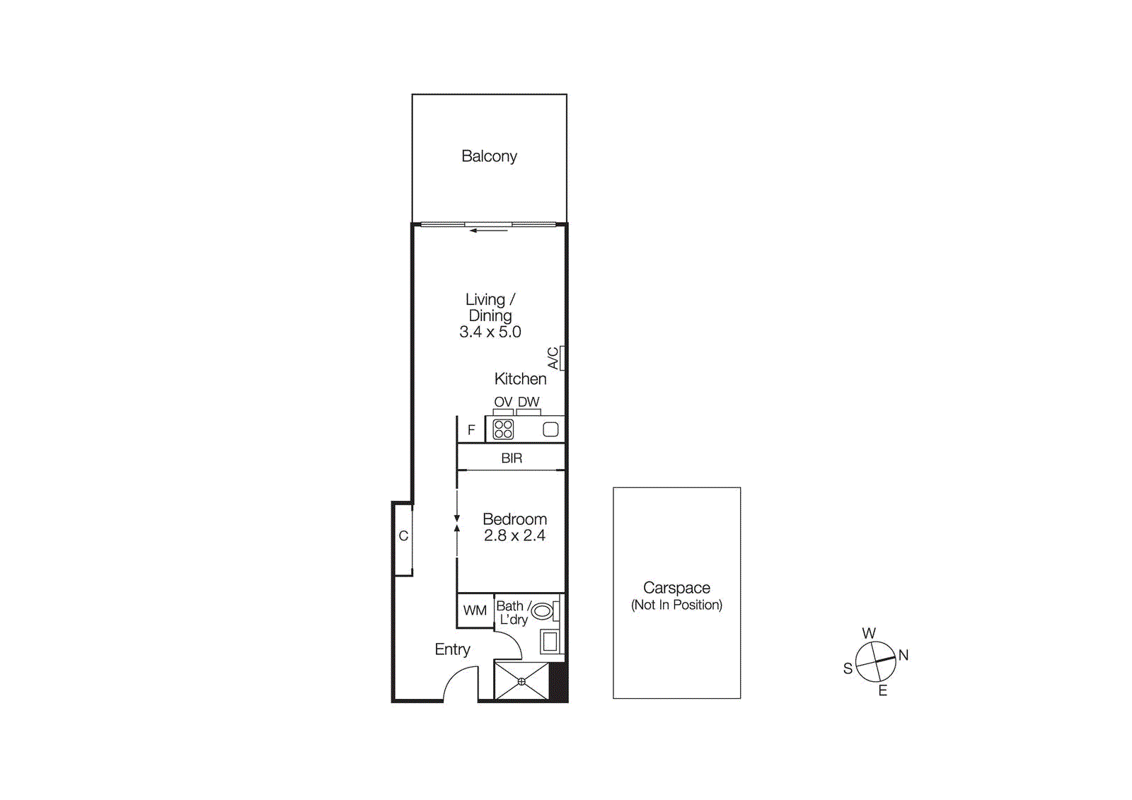 316/77 River Street, South Yarra VIC 3141 - Floorplan